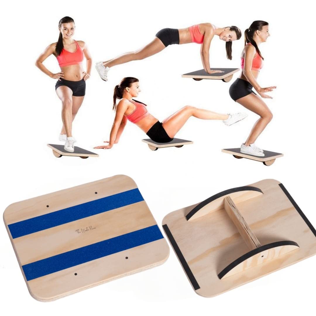 Balance Board - Tabla de equilibrio - Plataforma equilibrio para ejercitar estabilidad, propiocepción, fortalecer el core, prevención y recuperación de lesiones