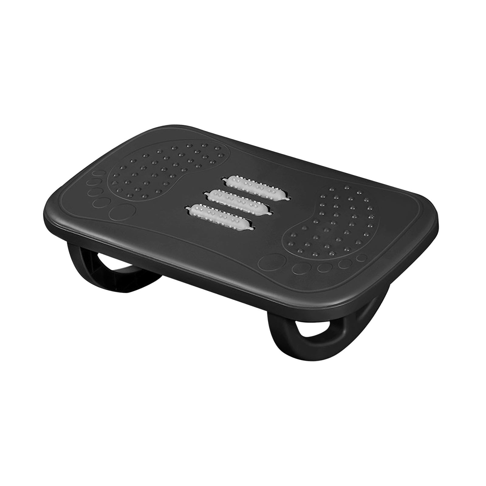 YsXoWiui Reposapiés Ergonómico para Oficina, Soporte para Pies Ajustable, negro