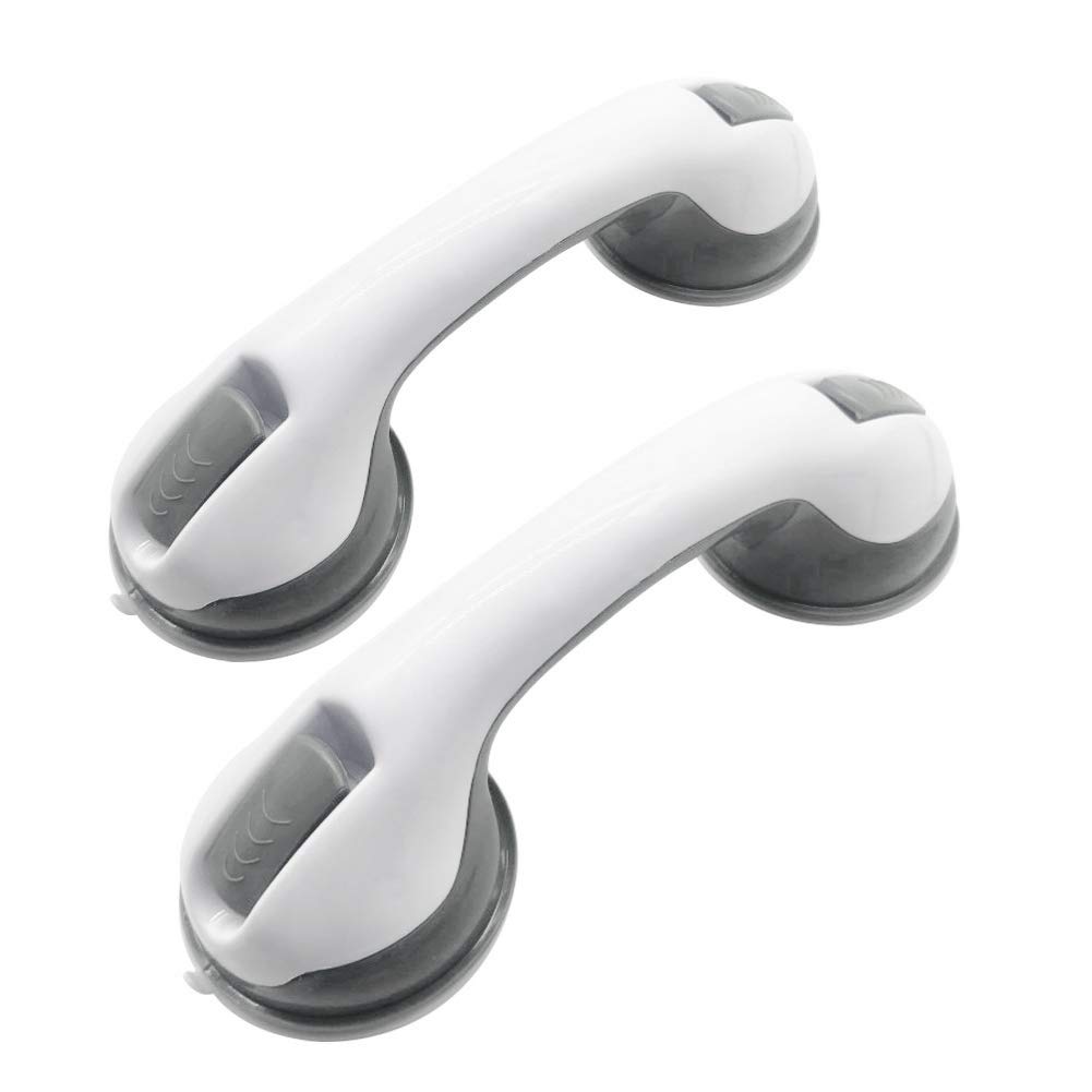 FUUTUU Agarraderas Baño para Mayores Apoyabrazos del Cuarto de Baño Barras de Sujeción Portátil Apoyo Asidero con Ventosa Asa Agarrador Ducha para Niños y Ancianos Minusvalido 2 PCS