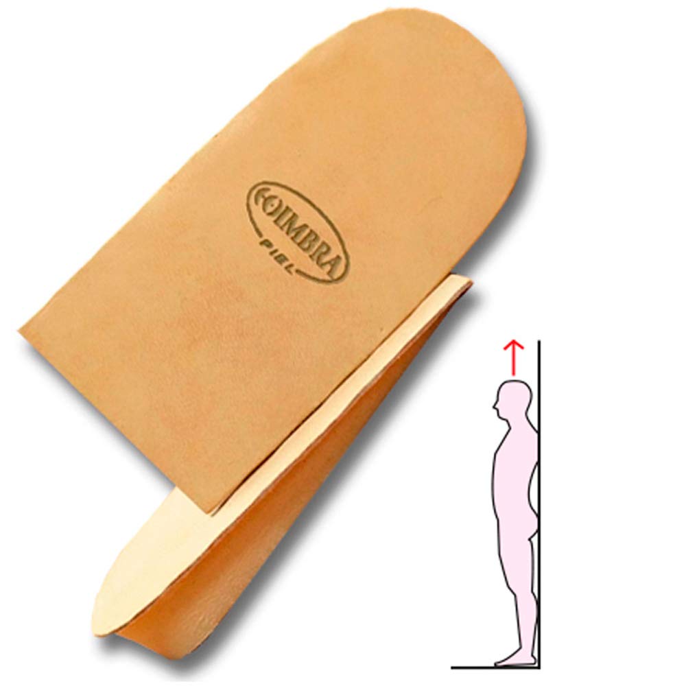 PLANTILLAS COIMBRA 2 pares de taloneras alzas de diferentes medidas para talón. Aumentar estatura. Dismetría. (0,5 cm L)
