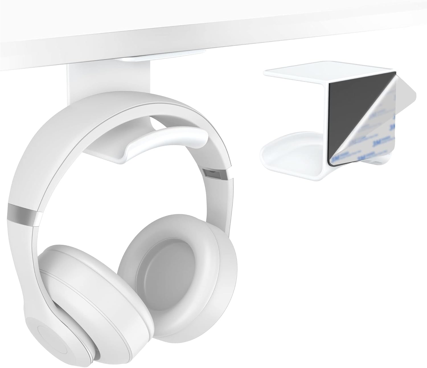 Cozycase Soporte para Auriculares de Juegos con Adhesivo Fuerte - Base para Montaje en Escritorio, Pared, Vidrio y Metal