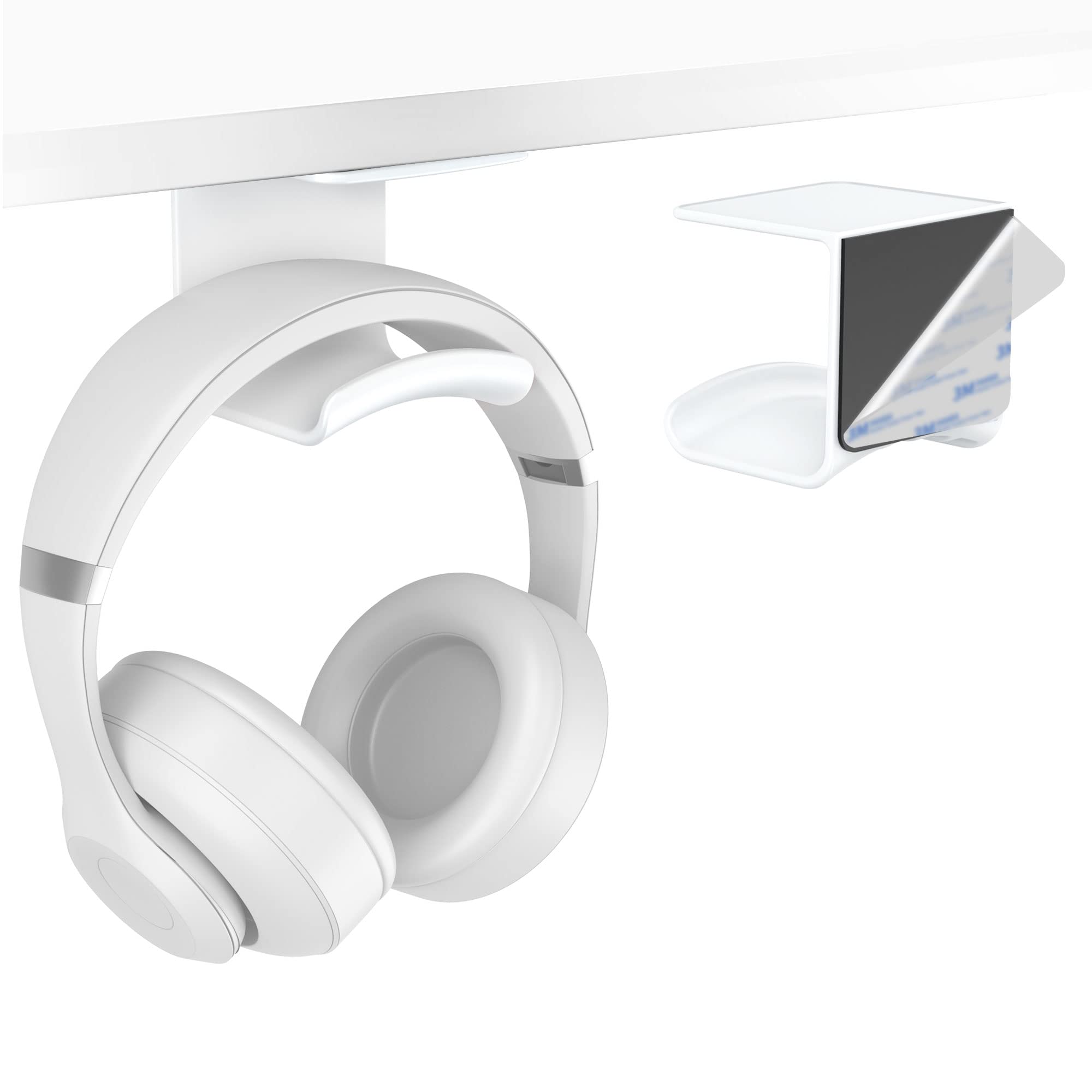 Cozycase Soporte Auriculares-Soporte para Auriculares con Adhesivo Fuerte para la mayoría de los Auriculares de Juegos, Soporte para Auriculares de Juegos para Escritorio, Pared, Vidrio, Metal