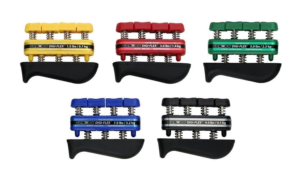 Cando Digi-Flex Hand and Finger Exercise System - Set of 5