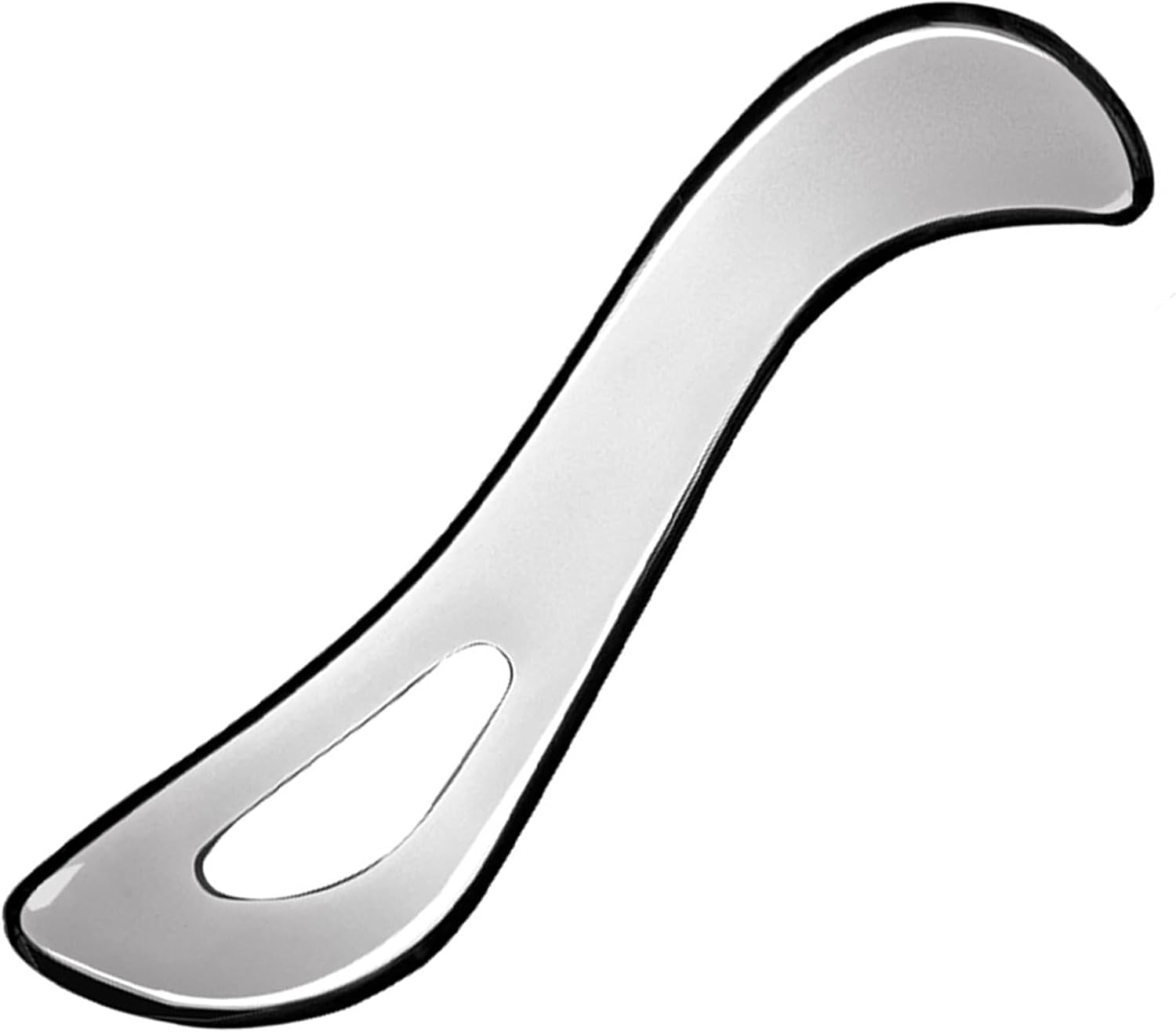Herramienta de masaje Gua sha de acero inoxidable, herramienta IASTM, raspador muscular para terapia física para tejidos suaves, utilizado para espalda, cuello, piernas, brazos, hombros (G)