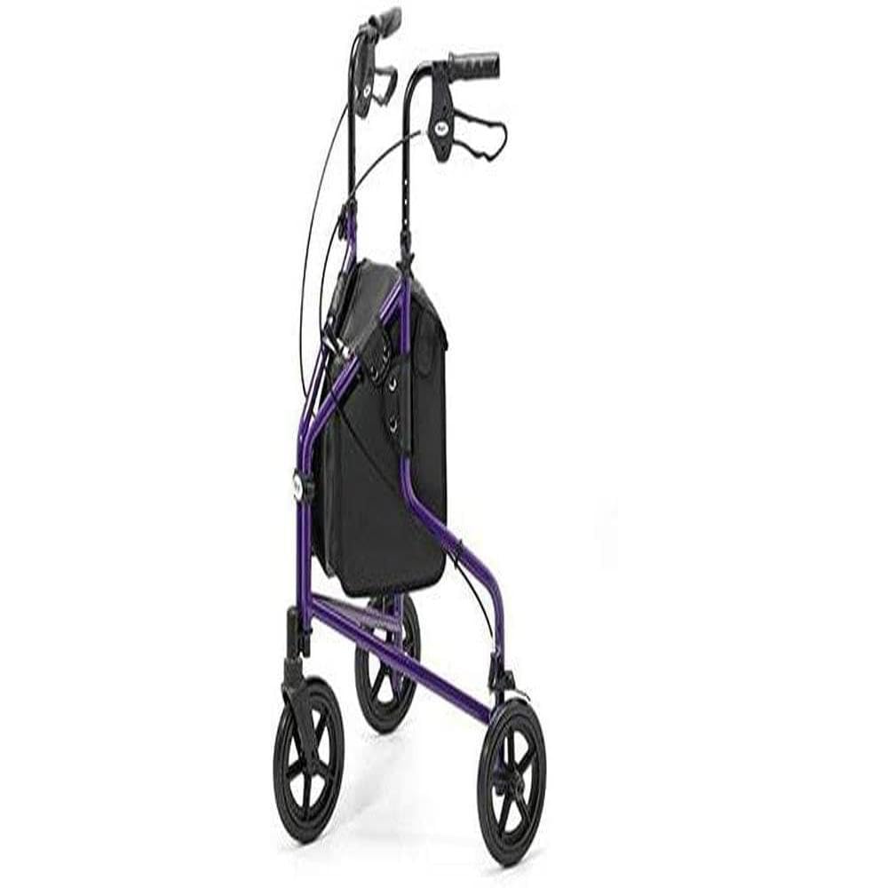 Days 240L - Andador para mayores con tres ruedas, plegable, de aluminio (incluye bolsa)