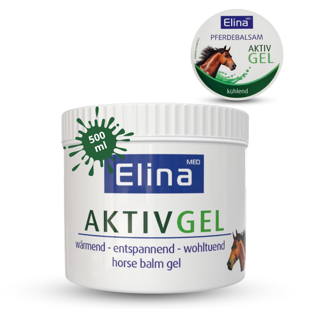 Balsamo de Caballo 500ml Efecto Frio | Gel Arnica Crema Antiinflamatoria | Crema dolores Musculares y Articulaciones | Gel Piernas Cansadas Circulación | Gel Masaje Deportivo | Uso Topico