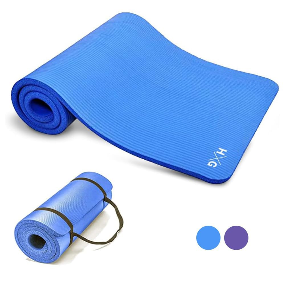 HxG. Esterillas de Yoga Pilates Fitness para gimnasio en casa antideslizante, alfombra suave y cómoda para hacer ejercicio