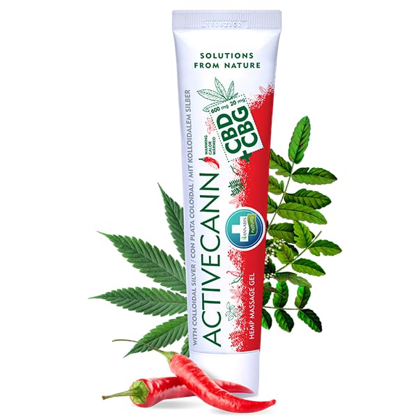 Annabis ACTIVECANN CBD + CBG Efecto Calor - Gel de masaje con Cannabigerol y Aceite de Semilla de cáñamo 75ml