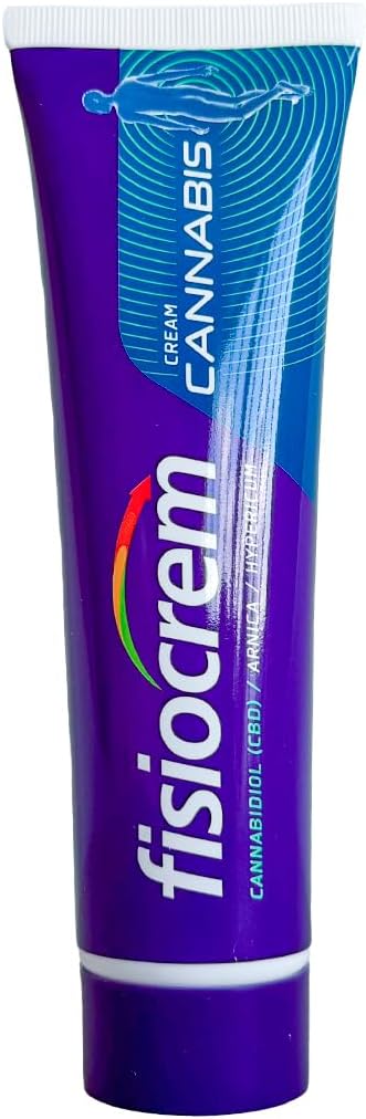 Fisiocrem Cannabis 60 ml | Crema Corporal con CBD, Árnica e Hipérico | Efecto Calor y Confort | Hidratación y Uso Diario