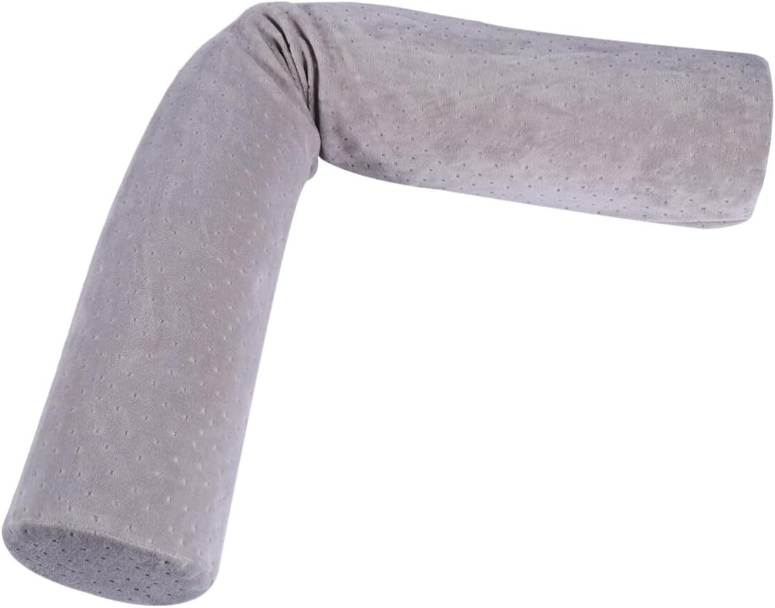 CHILDWEET Almohada Cervical Cilíndrica de Espuma Viscoelástica Multifuncional para Soporte de Cuello y Espalda para Oficina y
