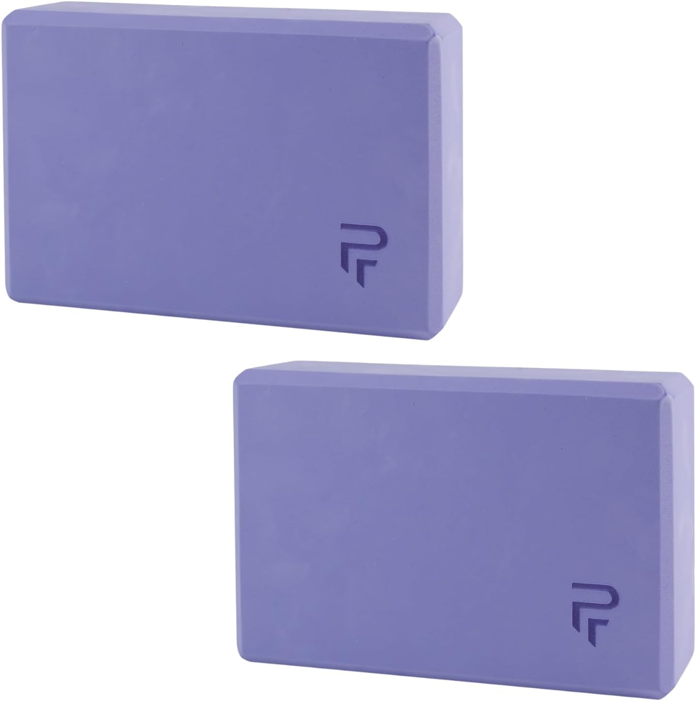 PERPETUAL Bloque de Yoga Liso - 2 Unidades - Espuma EVA Andideslizante - Soporte para Yoga y Pilates - Mejora tus Posturas, Flexibilidad y Equilibrio - Resistente Sudor