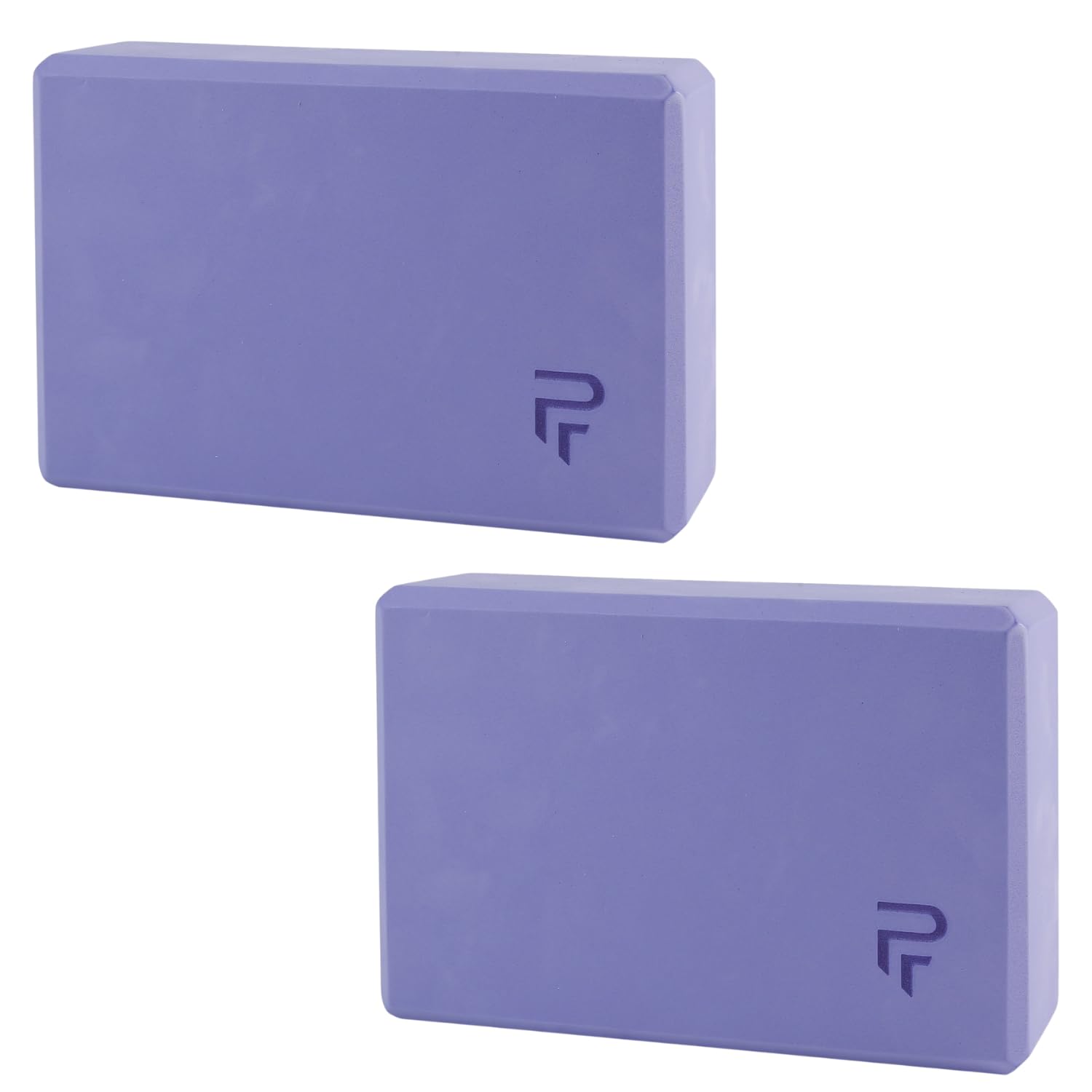 PERPETUAL Bloque de Yoga Liso - 2 Unidades - Espuma EVA Andideslizante - Soporte para Yoga y Pilates - Mejora tus Posturas, Flexibilidad y Equilibrio - Resistente Sudor