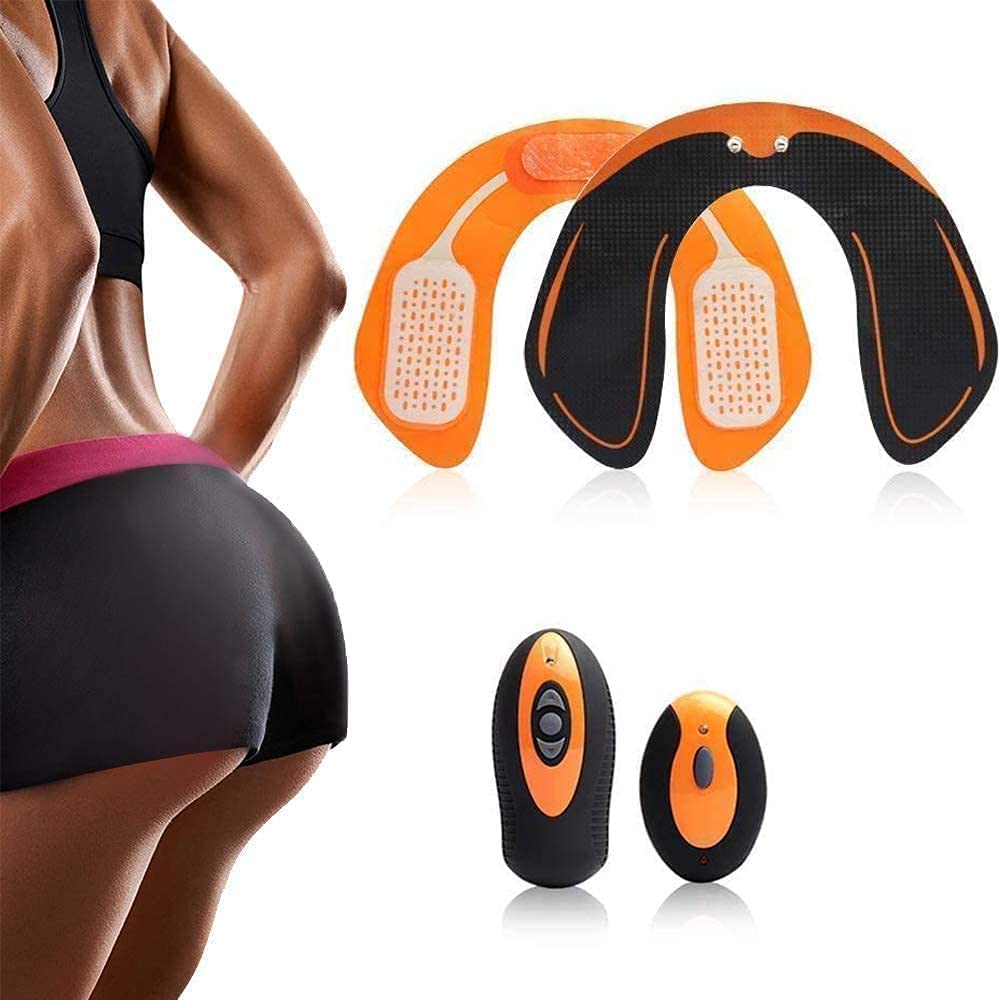 Electroestimulador Muscular para una Mayor Elasticidad y fortalecimiento de la Musculatura,EMS y masaje,USB Recargable,Entrenador de Caderas,Dispositivo de estimulación de los glúteos