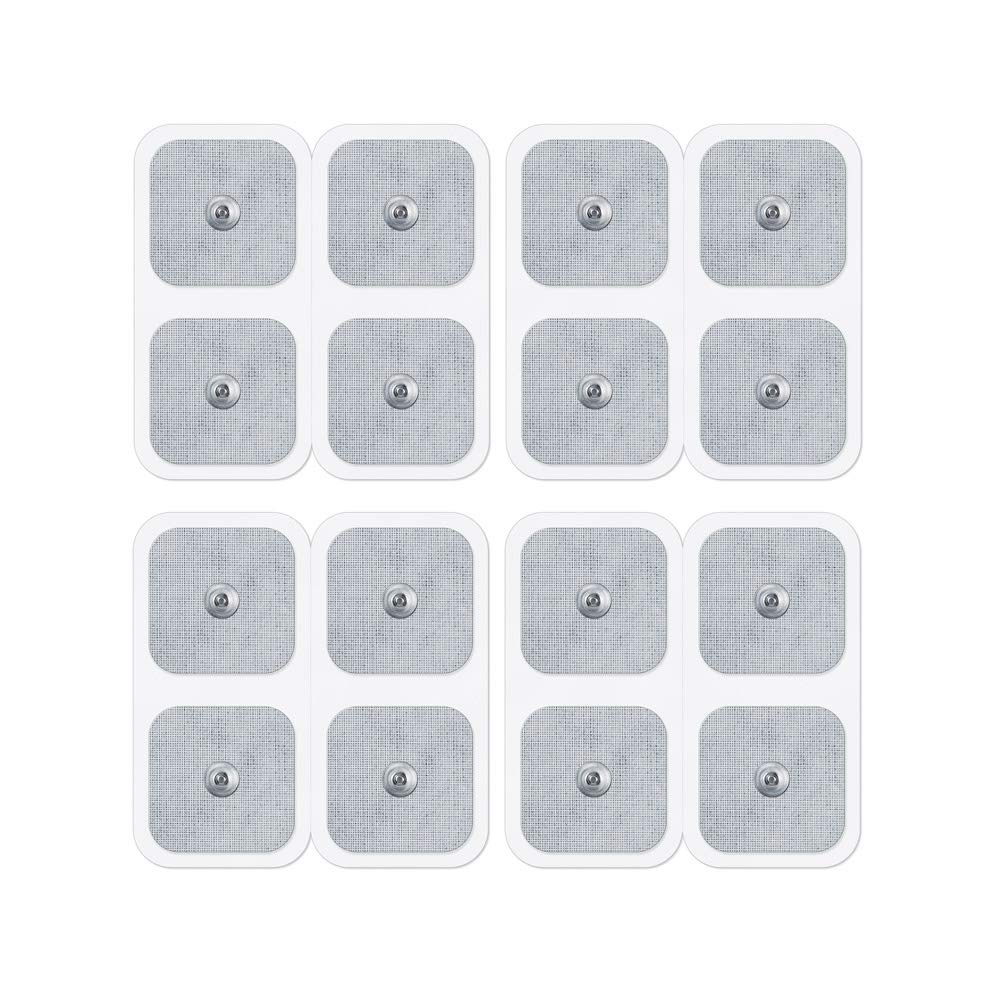 Beurer Juego de recompra de electrodos, compuesto por 16 almohadillas de gel autoadhesivas de 45 x 45 mm, adecuadas para dispositivos EMS y TENS de Beurer
