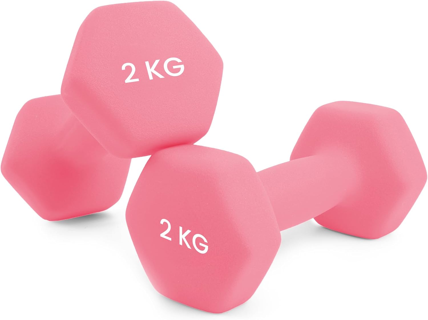 unycos - Pesas y Mancuernas Antideslizantes【Hierro | Neopreno】de 1 kg a 10 kg - Suaves al Tacto para Hombres y Mujeres, Diseño Ergonómico, Anti-Rodadura, Gimnasio en Casa, Fitness