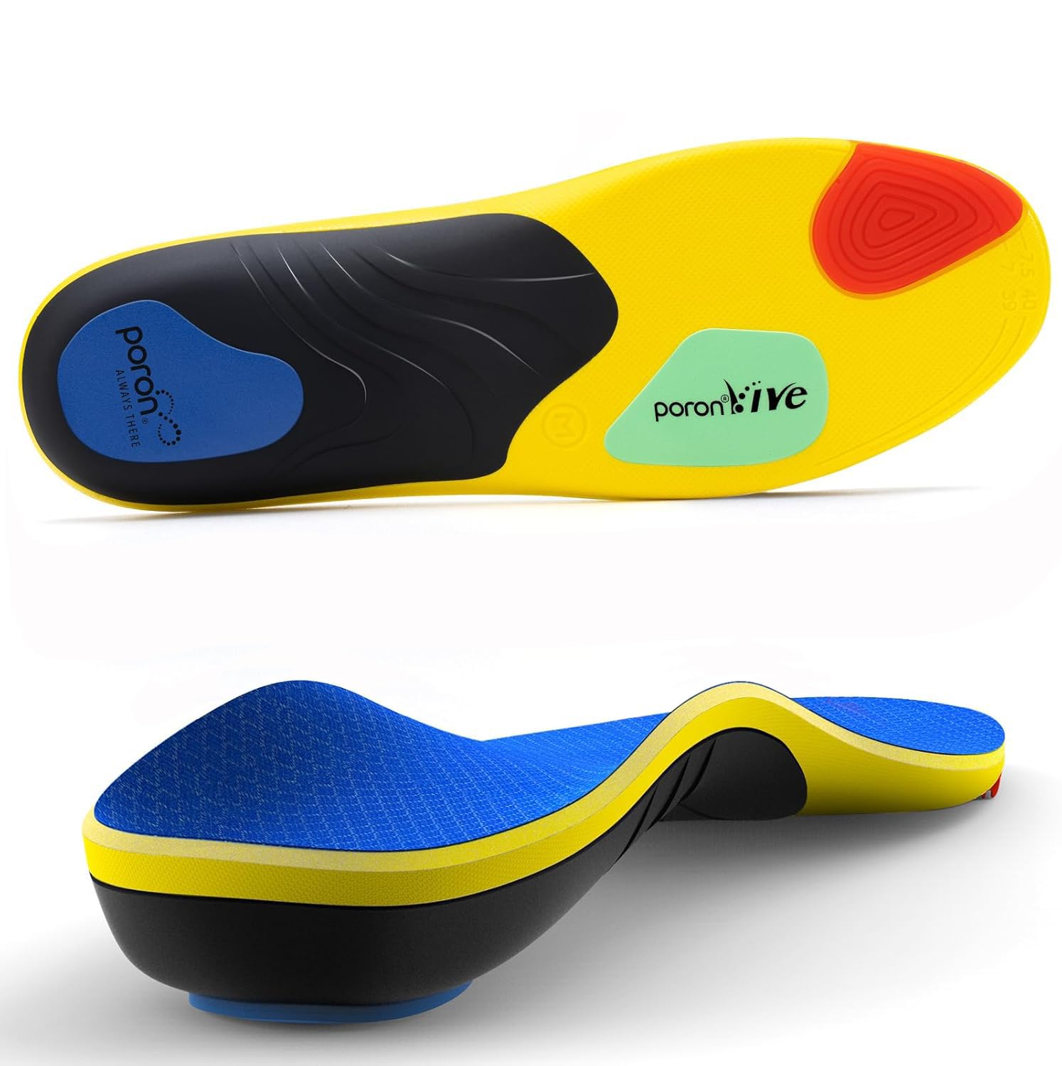 Plantilla De Soporte Del Arco Para La Fascitis Plantar, Dafannis Plantilla Ortopedicas de Con Amortiguación para Fascitis Plantar, Pronación, Pies Planos, Alivio del Dolor de Pie (EU 39-41 M)