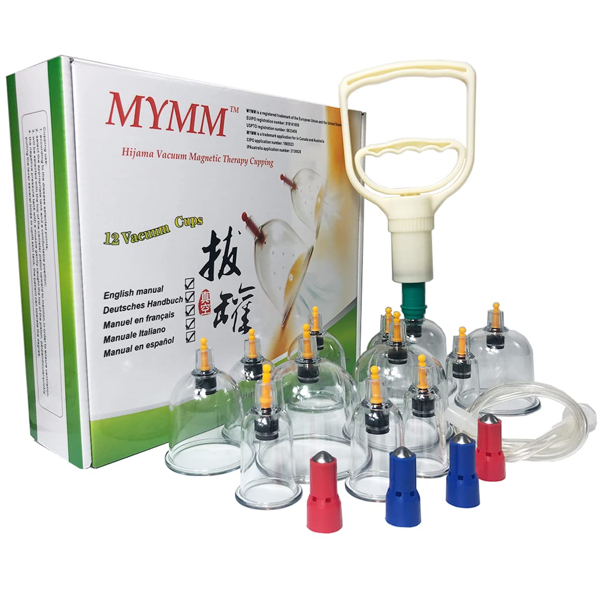26 juegos de ventosas biomagnéticas tradicionales profesionales chinas terapia masaje juego de ventosas hogar extracción kit de ventosas al vacío/masaje chino Hijama succión (12)