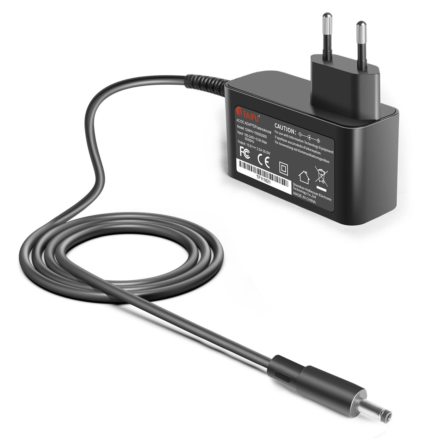 TAIFU Reemplazar Cargador para Theragun Mini Cable de alimentación Cargador de Batería Theragun Mini Pistola de Masaje Muscular HXD302-1501500 Adaptador de Corriente