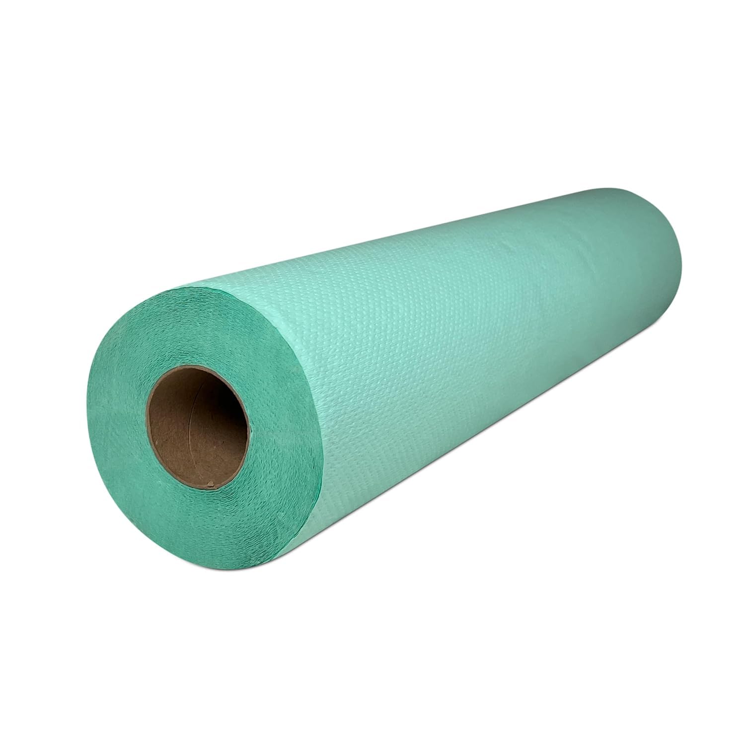 Papel Camilla Parafinado Antigoteo Verde 1 Rollo Sin Precorte | 60 cm x 70 m. Rollos de Papel Camilla para Masaje, Clínicas, Tatuaje, Fisioterapia, Estética