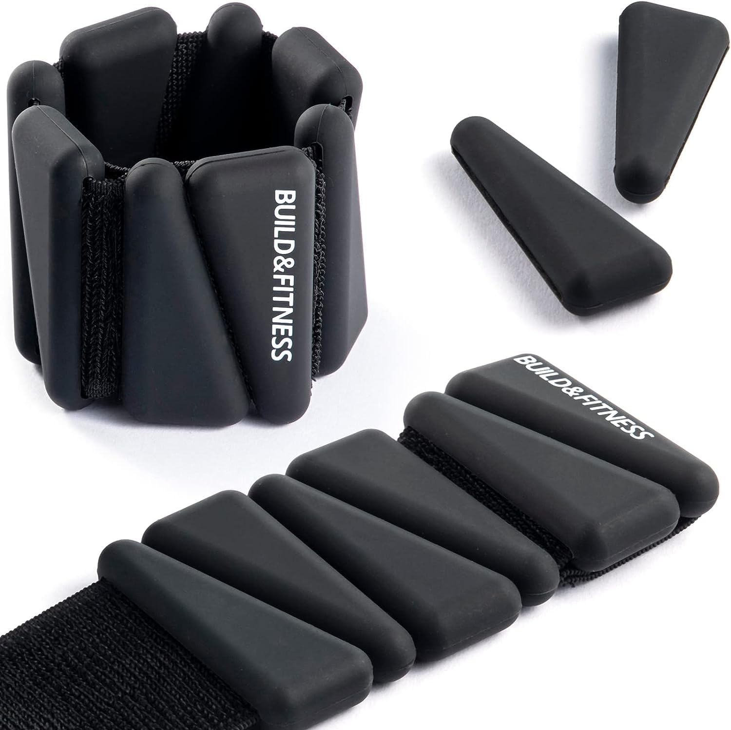 Pesas de muñeca y tobillo, bandas ajustables para entrenamientos de mujeres y hombres, juego de 2, 1 kg y 2 kg, Para trotar, caminar, yoga, baile, pilates, aeróbic, entrenamiento de fuerza