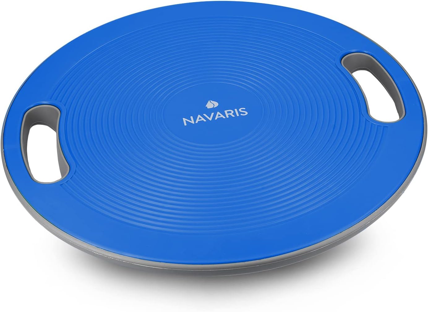 Navaris Tabla de Equilibrio - Balance Board para Entrenar Tronco piernas coordinación - Disco de 40 cm para Entrenamiento Fitness Gimnasia - En Azul
