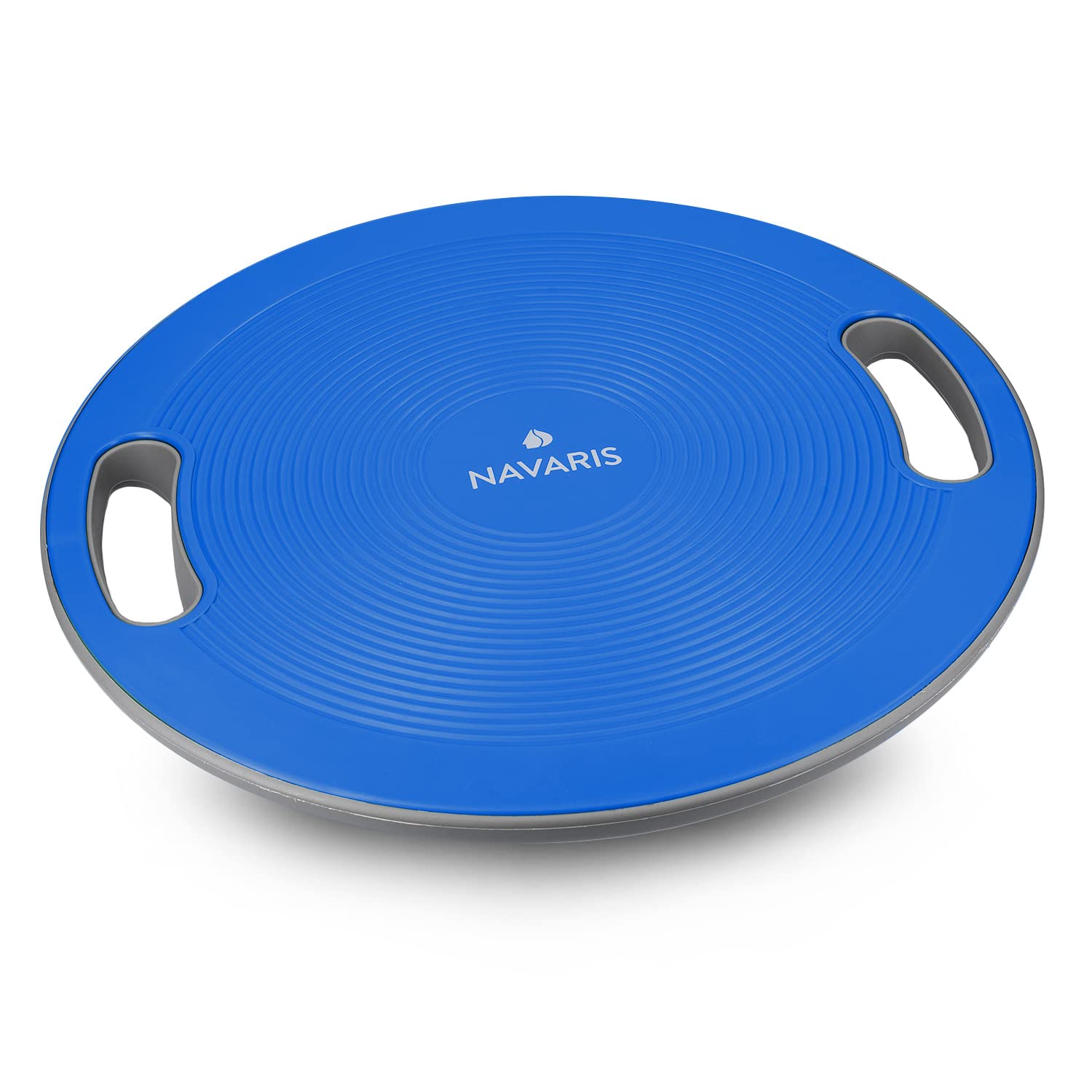 Navaris Tabla de Equilibrio - Balance Board para Entrenar Tronco piernas coordinación - Disco de 40 cm para Entrenamiento Fitness Gimnasia - En Azul