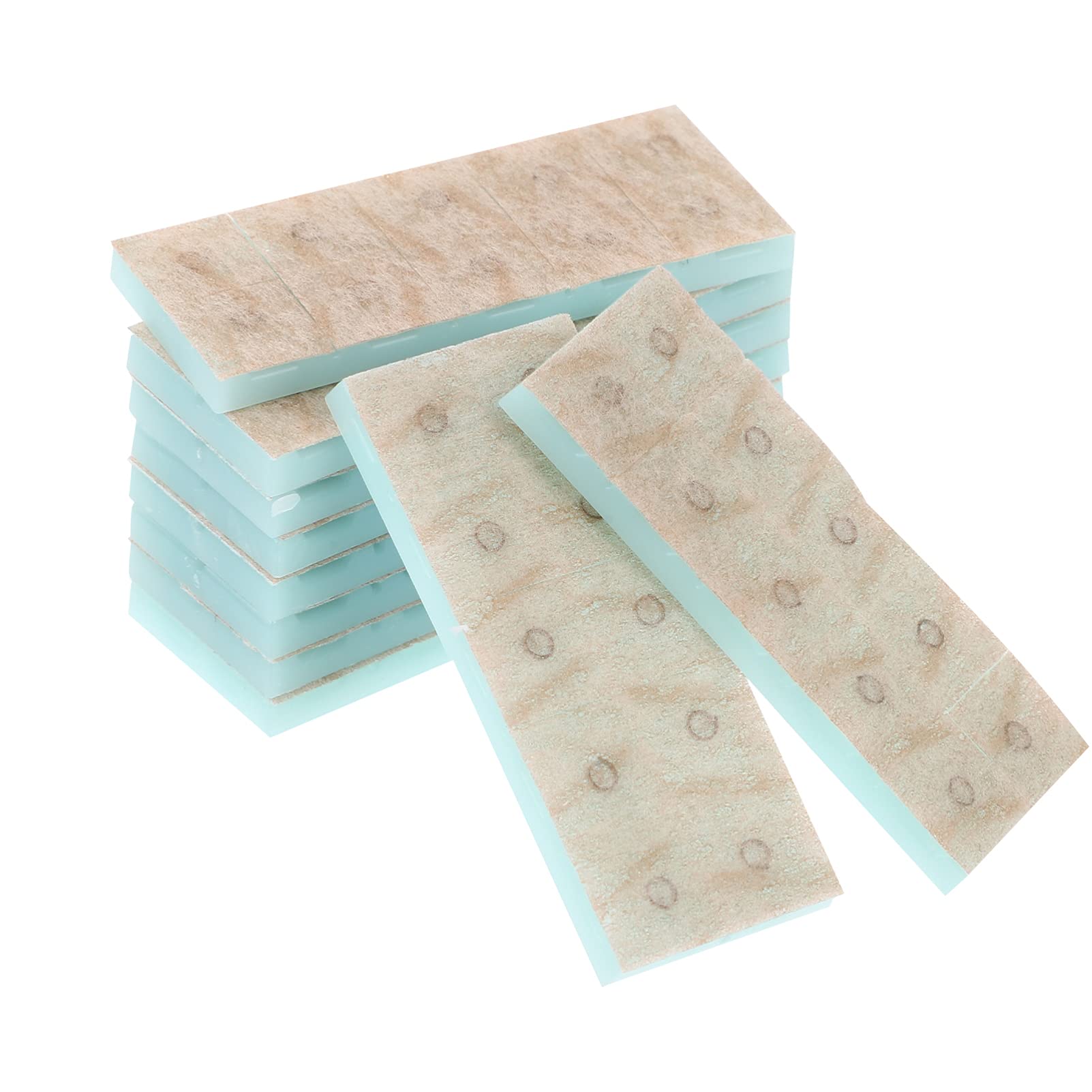 200 Piezas Semillas de Presión para Oídos Acupuntura Aguja de Vaccaria Semillas para Oídos Pasta de Masaje Agujas de Perforación para Oídos Pegatinas