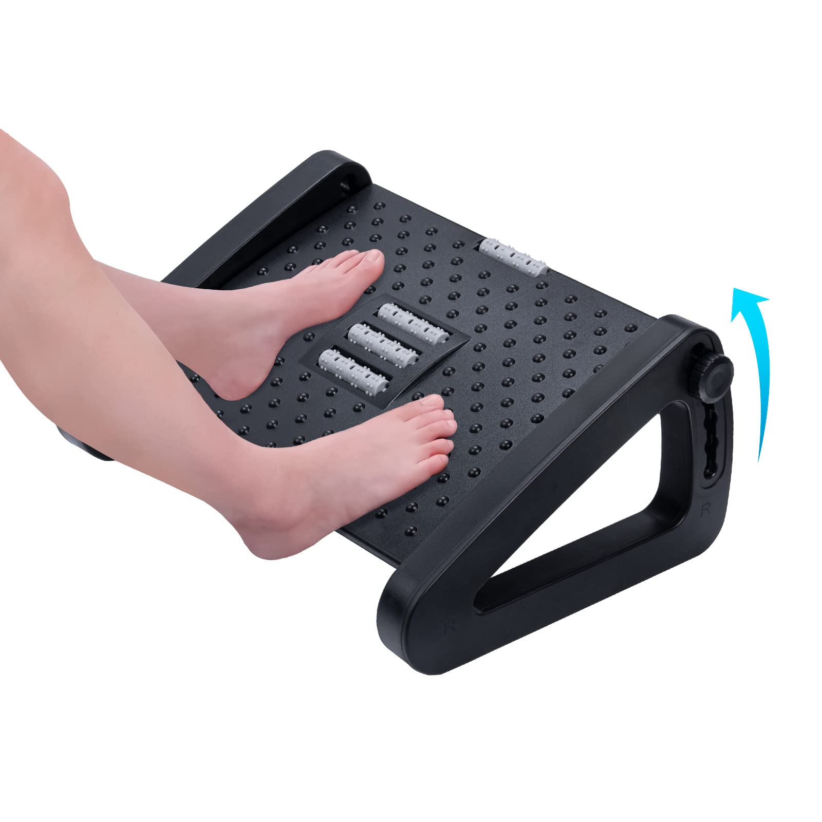 Taburete de pie ajustable para escritorio, resistente y ergonómico, alivia el dolor y proporciona soporte corporal, cómodo efecto de masaje para una mejor circulación sanguínea en las piernas.