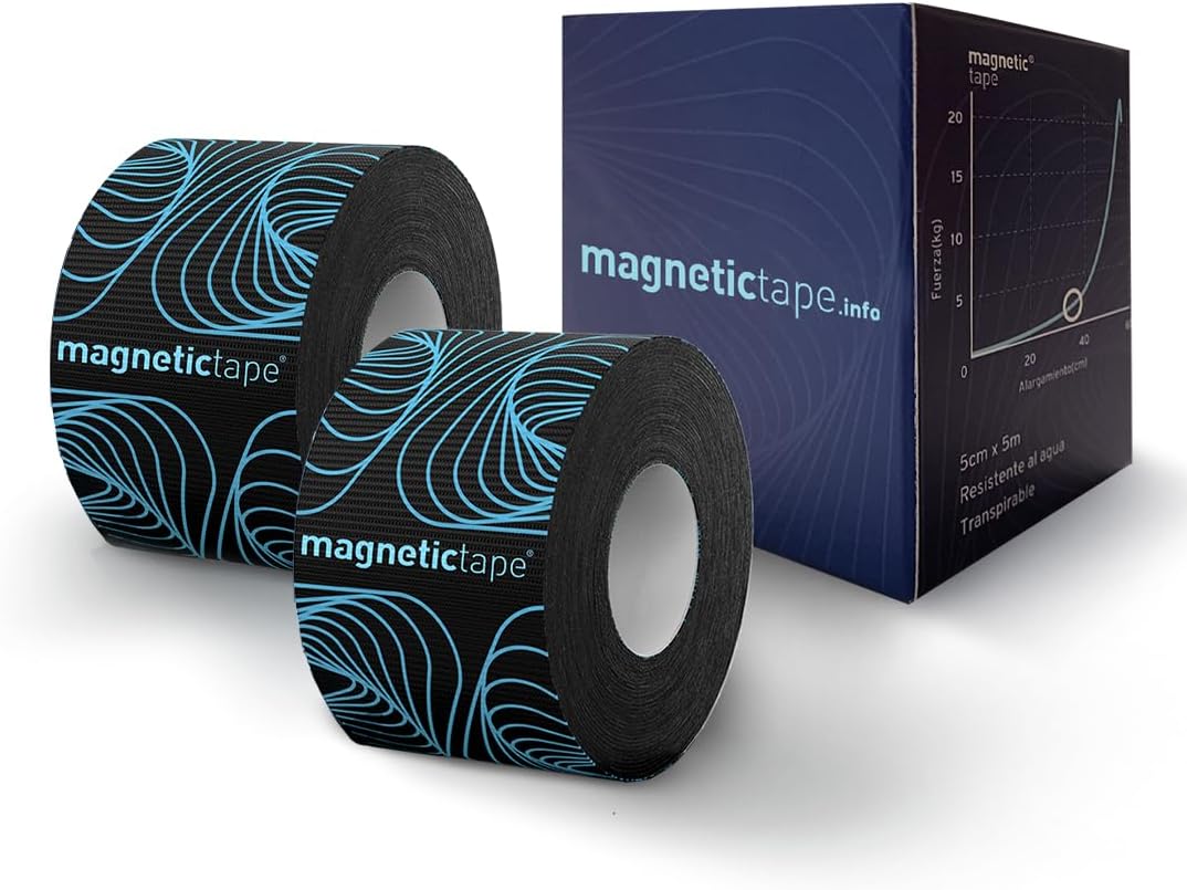 Magnetic Tape Venda elástica adhesiva con partículas (Pack de 2)