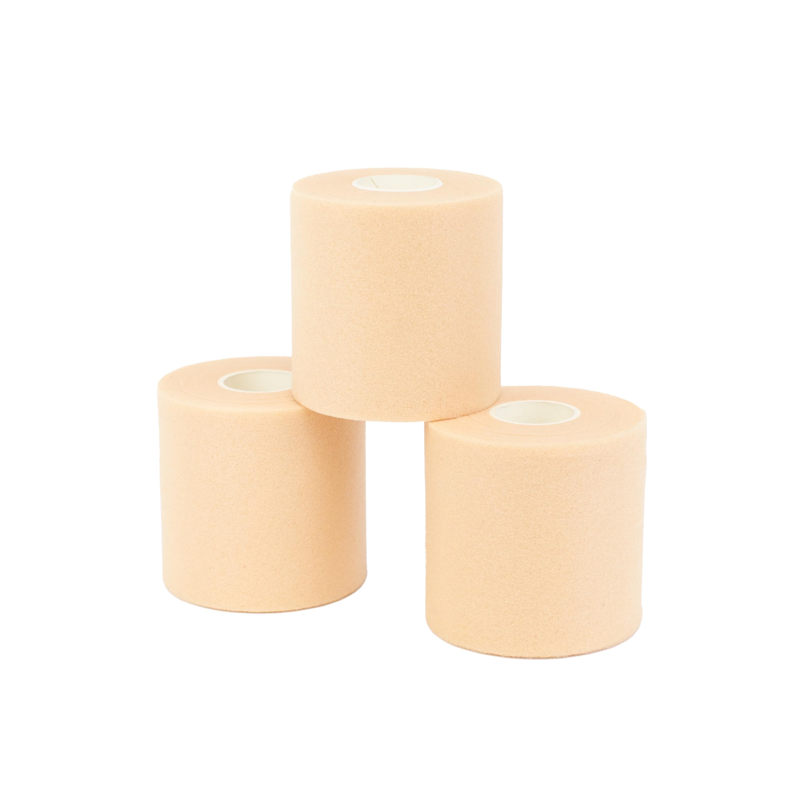 PRETAPE 7cm x 27m. Vendaje deportivo underwrap de espuma suave no adhesiva para acolchado. Marca Vendari (Beige)