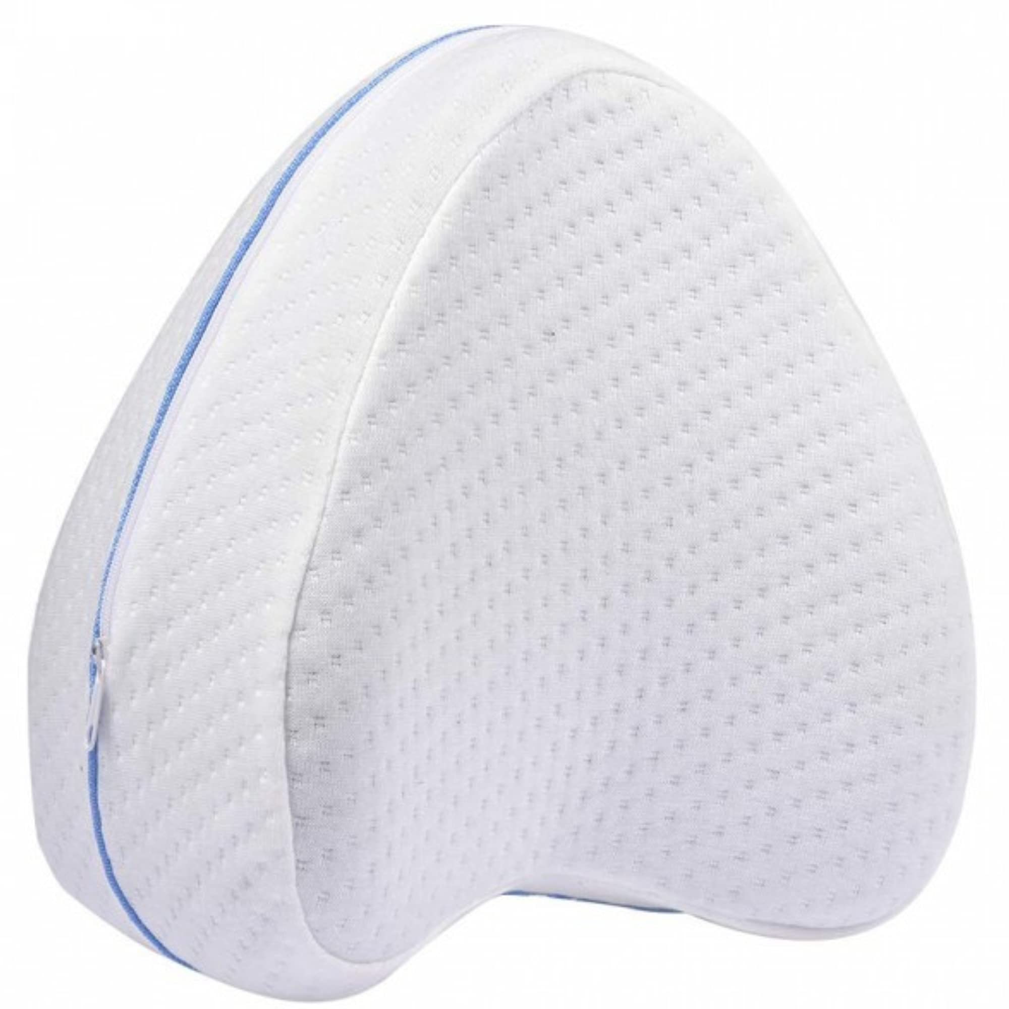 Almohada para Piernas y Rodillas Ayuda a Dormir, Almohada Ortopédica Rodillas y Articulaciones, Cojín Ergonómico Dormir de Lado, Alivia Dolor de Espalda, Cadera y Lumbar, Cuña Espuma Efecto Memoria