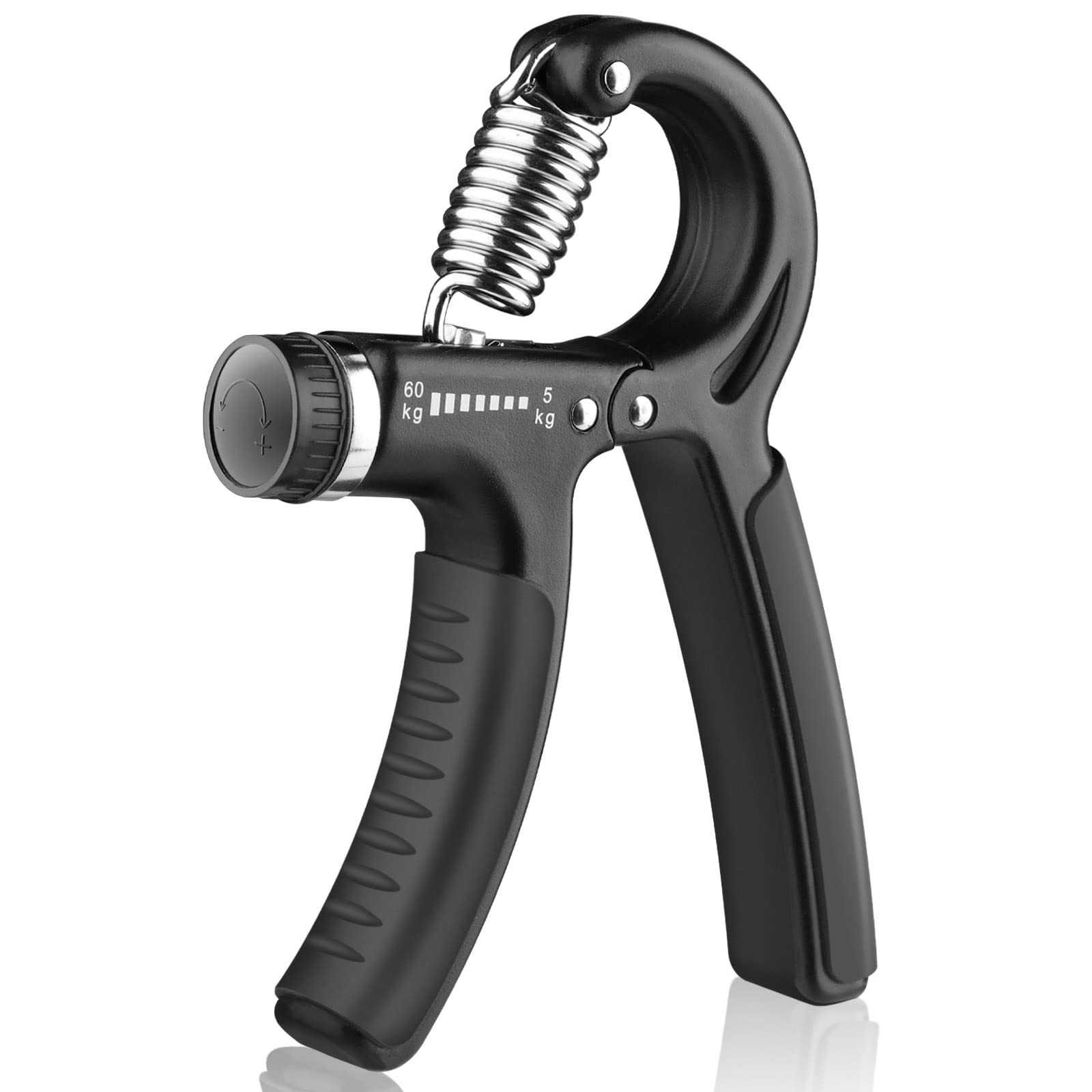 AIXPI Hand Grip, Ejercitador de Manos Ajustable de 5-60kg, Fortalecedores de Mano para Entrenar el Agarre, la Fuerza de Los Dedos, la Muñeca, el Antebrazos Fortalecer