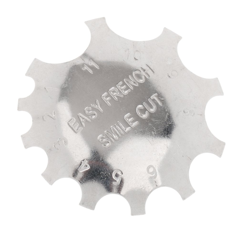 Profesional De Acero Inoxidable Borde Herramienta De Ajuste De Línea Francés Profunda C Sonrisa