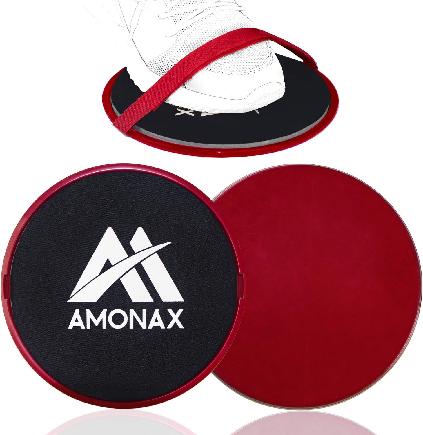 Amonax Core Sliders de Ejercicio 2 Discos de Deslizamiento de Doble Cara Disco Abdominales para Abs Entrenamiento, Yoga, Fitness, Pilates, Ejercicios de Cuerpo para alfombras y Pisos Duros
