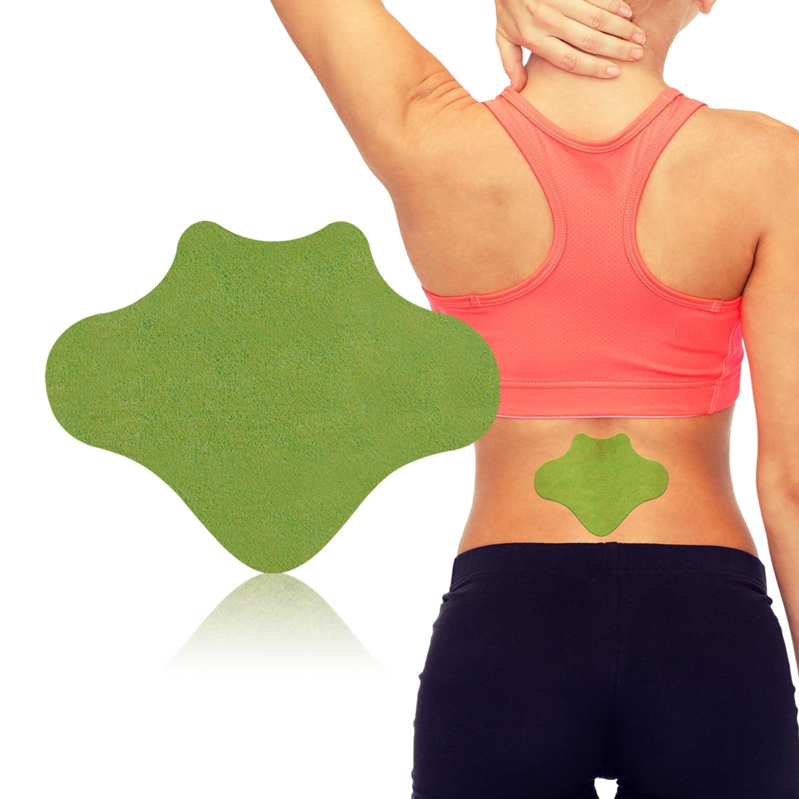 Parches para aliviar el dolor de espalda iShanCare, Parches de calor a base de hierbas naturales, 8 horas de calentamiento profundo para espalda, cuello, rodilla, hombros, 24 unidades