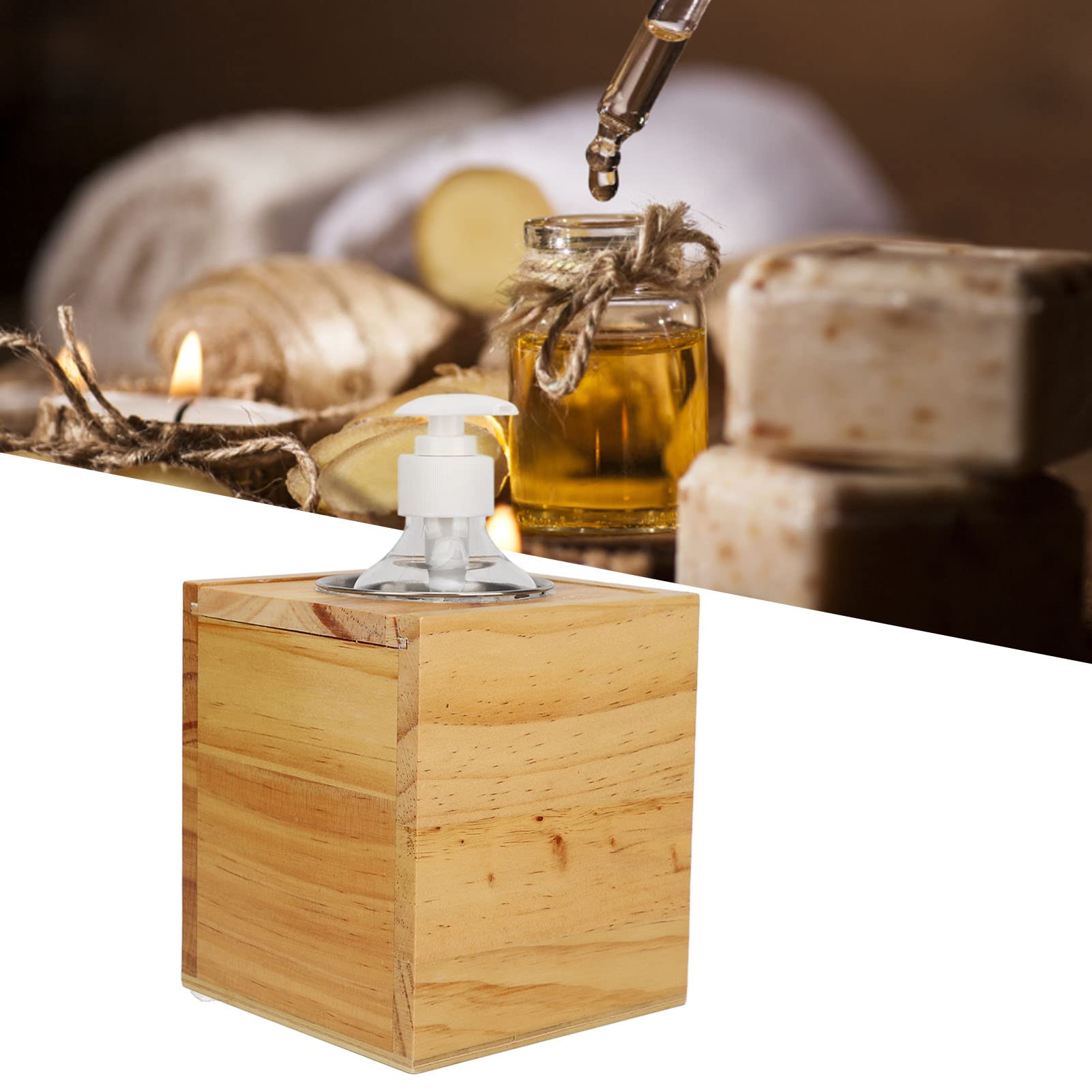 Calentador de Crema, Calentador de Aceite de Masaje AutomáTico Ajustable Control de Temperatura PortáTil Calentador de Crema de Aceite Terapia Corporal Calentador de Aceite de Masaje de una Sola