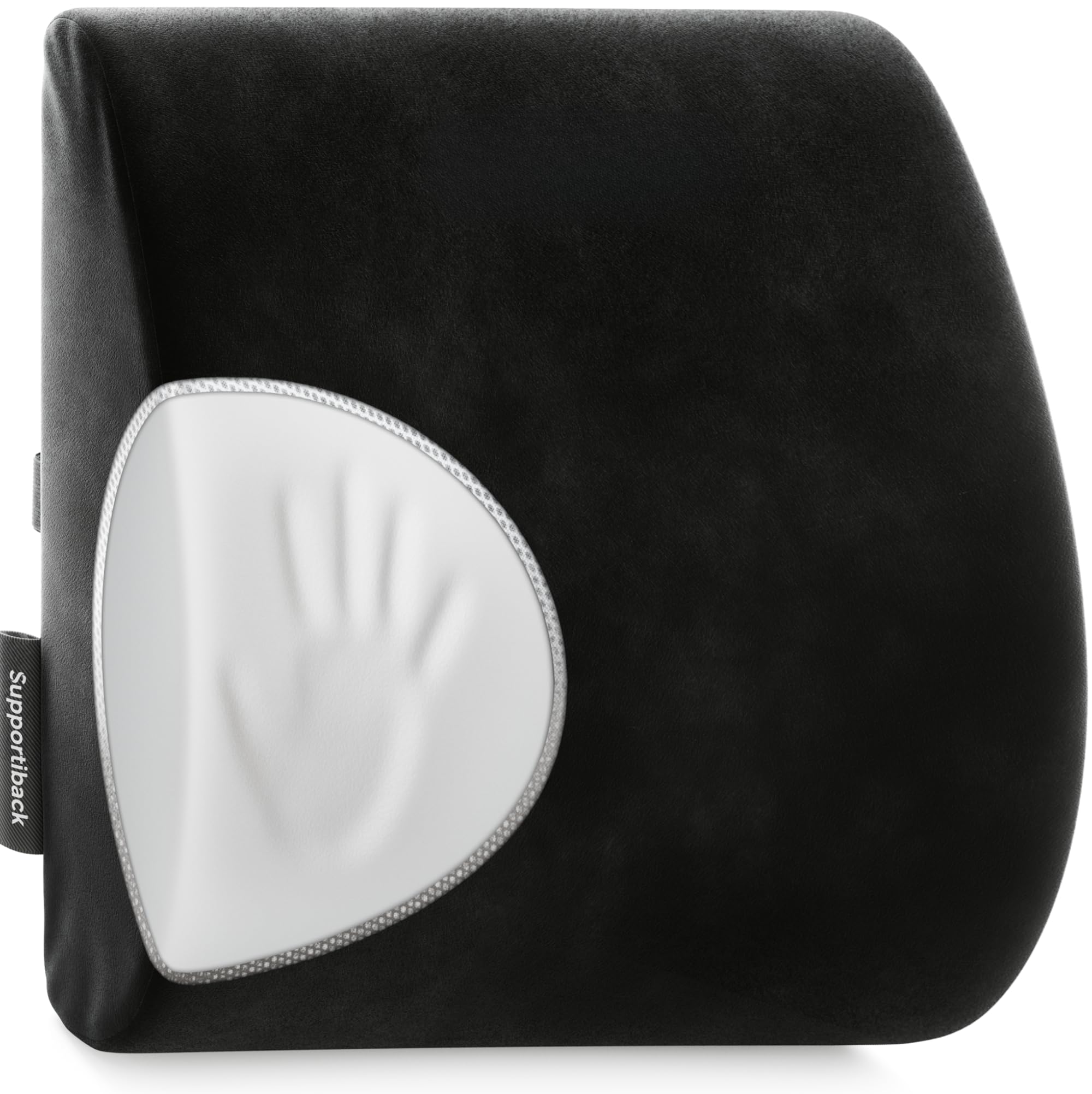 Cojín Lumbar Ortopédico Memory Foam para Sillas de Oficina y Asientos de Coche para el Alivio del Dolor de la Zona Lumbar, Lesiones de Coxis y Dolor de Ciática- Soporte Lumbar Ergonómico
