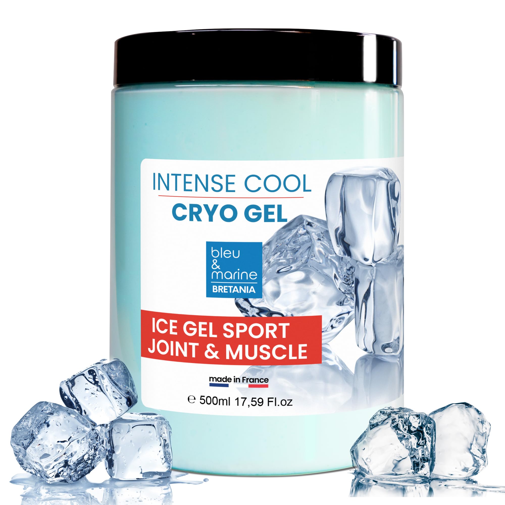 Gel Frío Profesional, Deporte, Frio Muscular, Alivia Piernas Cansadas, Combate la Celulitis, Efecto Drenante, Circulacion, Articulaciones, Gel Frio Rodilla 500 ml