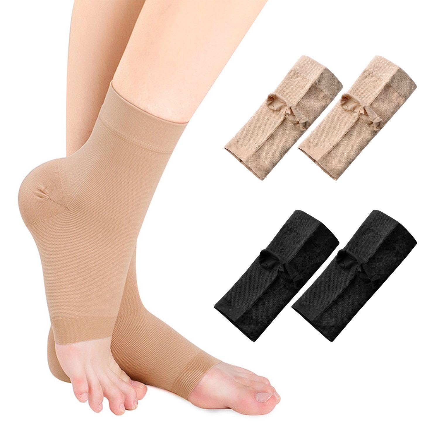 2 Pares De Tobilleras De Compresión, Tobilleras, Tobilleras De Compresión, Tobilleras Elásticas, Tobilleras De Compresión, Tobilleras, Tobilleras, Tobilleras Elásticas, Tobilleras