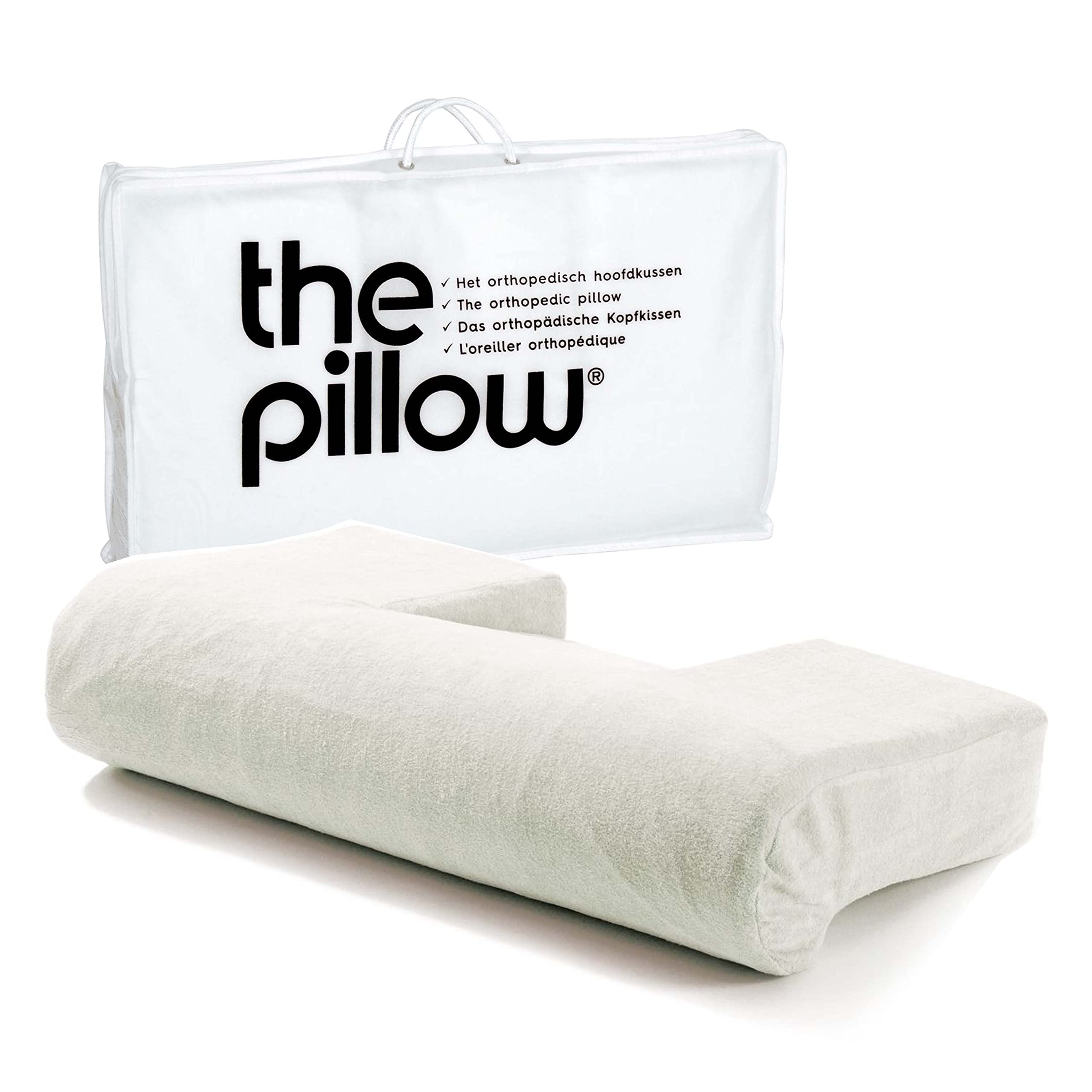Almohada Cervical Latex Confort Suave - Almohada Cervicales y Cuello - Almohadas Cervicales para Dormir - Incluye Funda De Almohada De Terciopelo - 63 x 36 x 15 cm < 65 KG