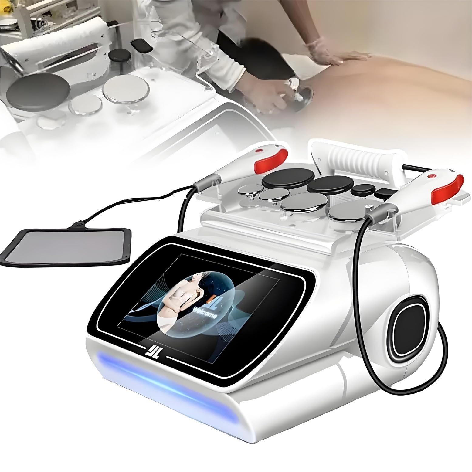 Máquina portátil de diatermia para Adelgazamiento Corporal con radiofrecuencia de 448 KHZ IN-DI-BA, para el Cuidado Profundo, Ret CET, para el Alivio del Dolor y el tensado de la Piel