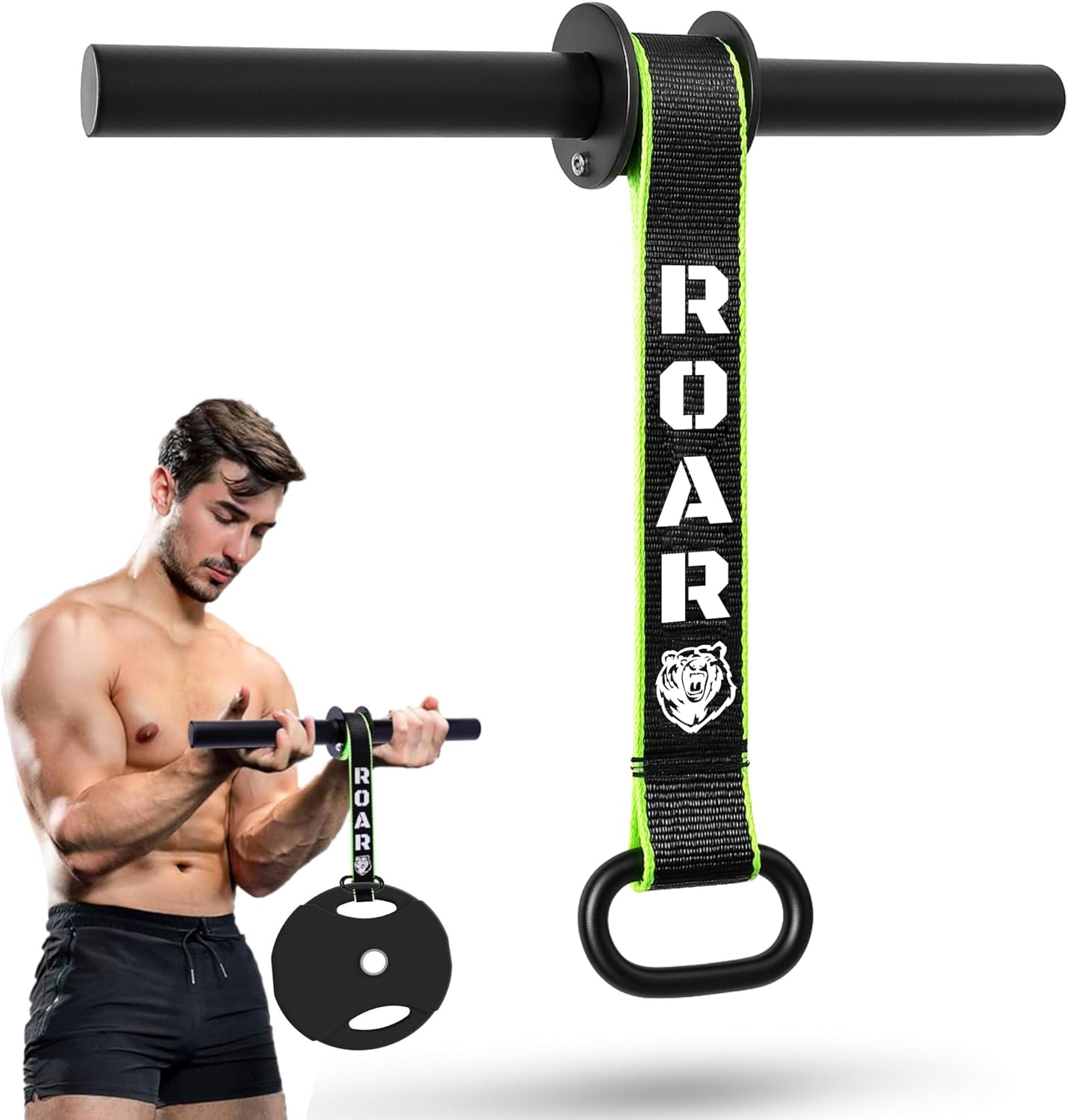 Roar® Rodillo Antebrazo, Forearm Trainer, Antebrazo Ejercitar, Antebrazos Fortalecer, Fortalecedor De Agarre