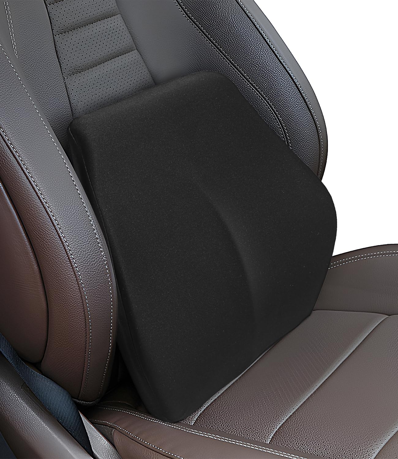 jutyum Cojin Lumbar Coche, Respaldo Asiento Coche con Esponja Memoria, Soporte Lumbar, Respaldo Lumbar Silla Oficina, Ergonómico, para la Silla de Oficina y Asiento del Coche