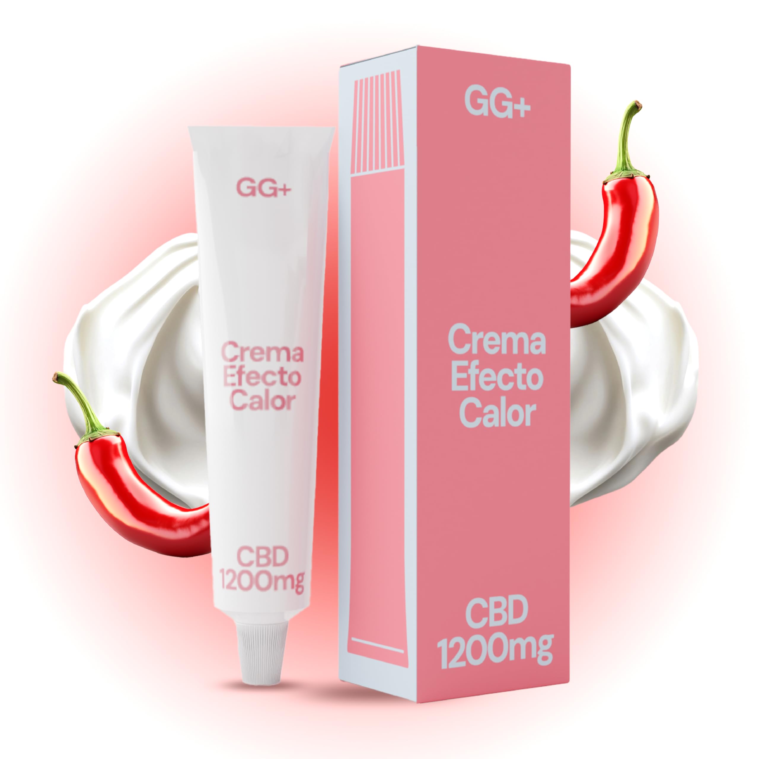 GG PLUS Crema Dolores Musculares y Articulaciones 40ml | Crema Antiinflamatoria Efecto Calor | Gel Térmico Preparación Músculos y Ligamentos | Hecha con Extractos Botánicos Naturales Libre Parabenos