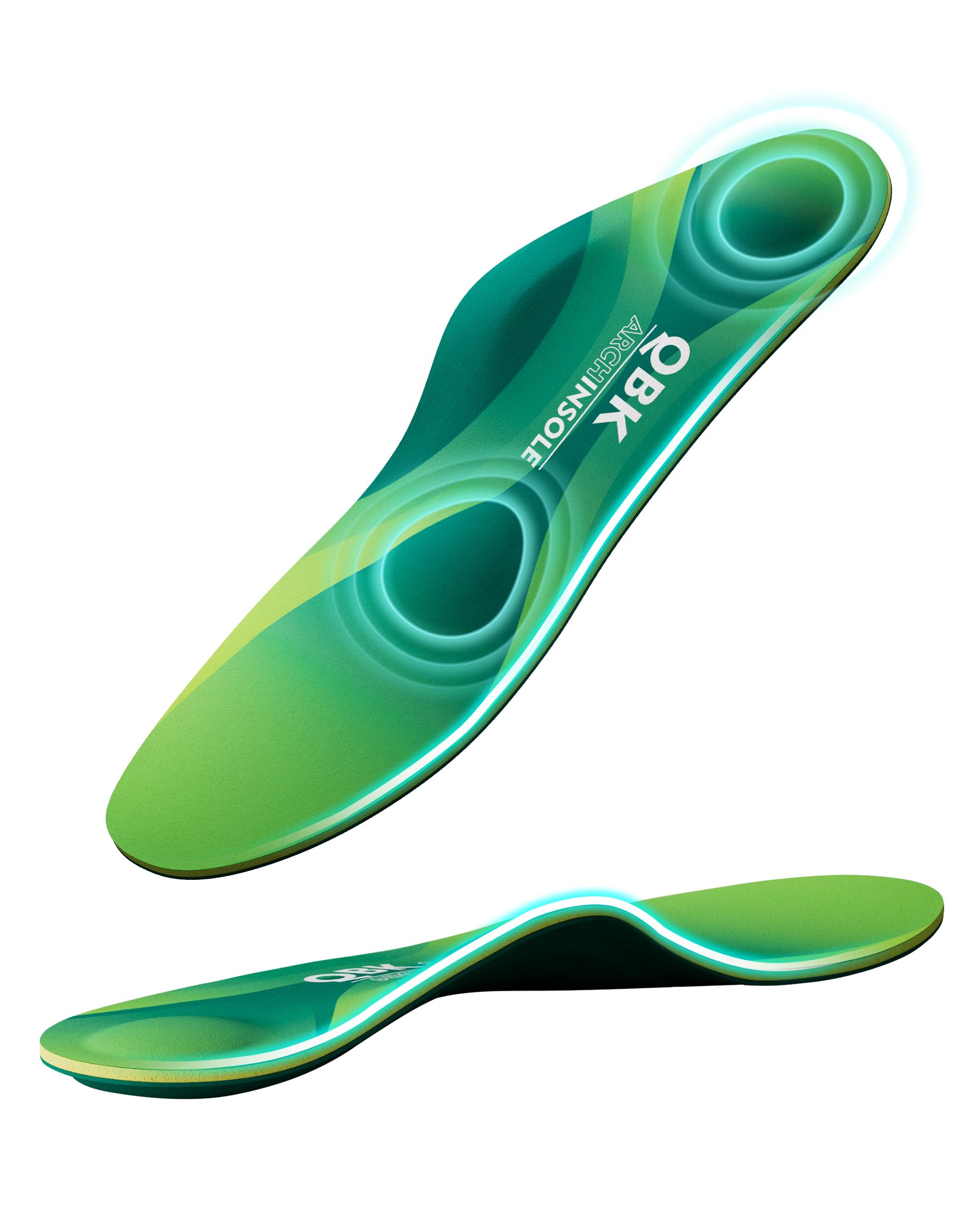 QBK Plantillas Ortopédicas para Pies Planos Plantillas Fascitis Plantar Alivio Metatarsalgia Aquiles Tendinitis Taloneras Espuelas Talla XL