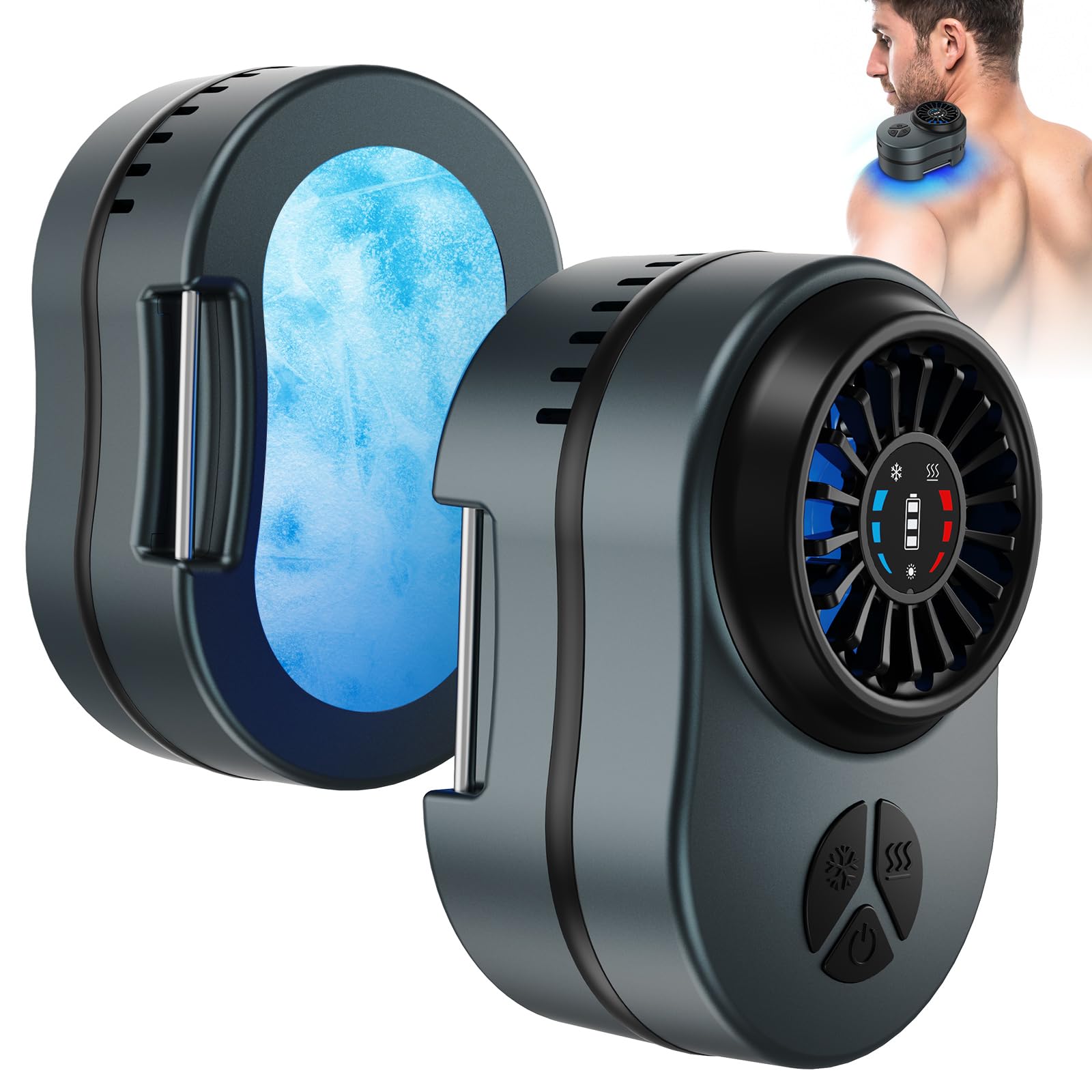 Dispositivo de Terapia de Frío y Calor: Terapia Instantánea de Calor Frío y Contraste 3 Modos para Lesiones Deportivas Rodillas Espalda Hombros y Alivio del Dolor en Todo el Cuerpo Reutilizable