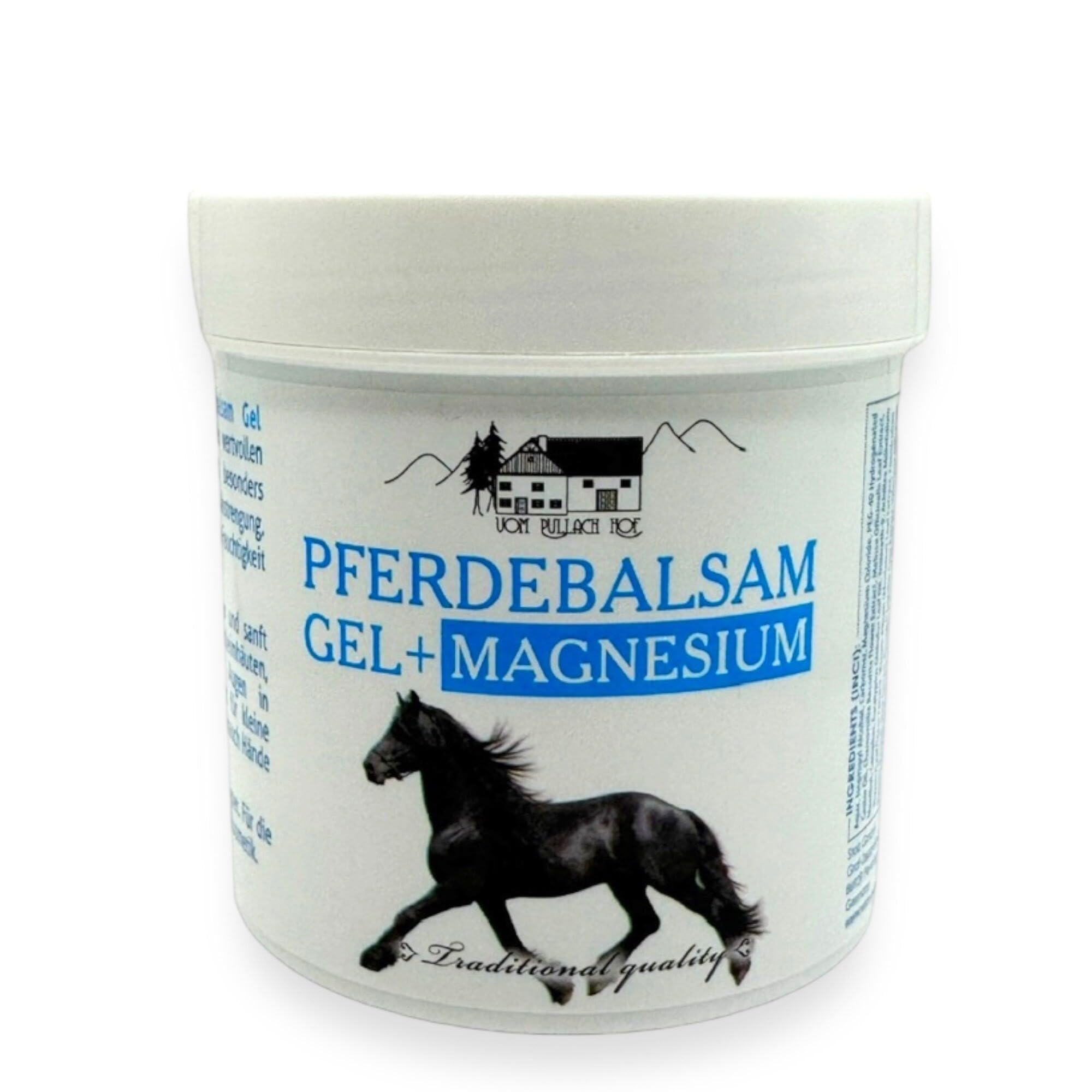 Crema con Magnesio para Alivio de Molestias Musculares y Articulares - Balsamo de Caballo para Aliviar Dolor de Espalda Enriquecida con Aceites Esenciales Naturales, Para Masajes Terapéuticos