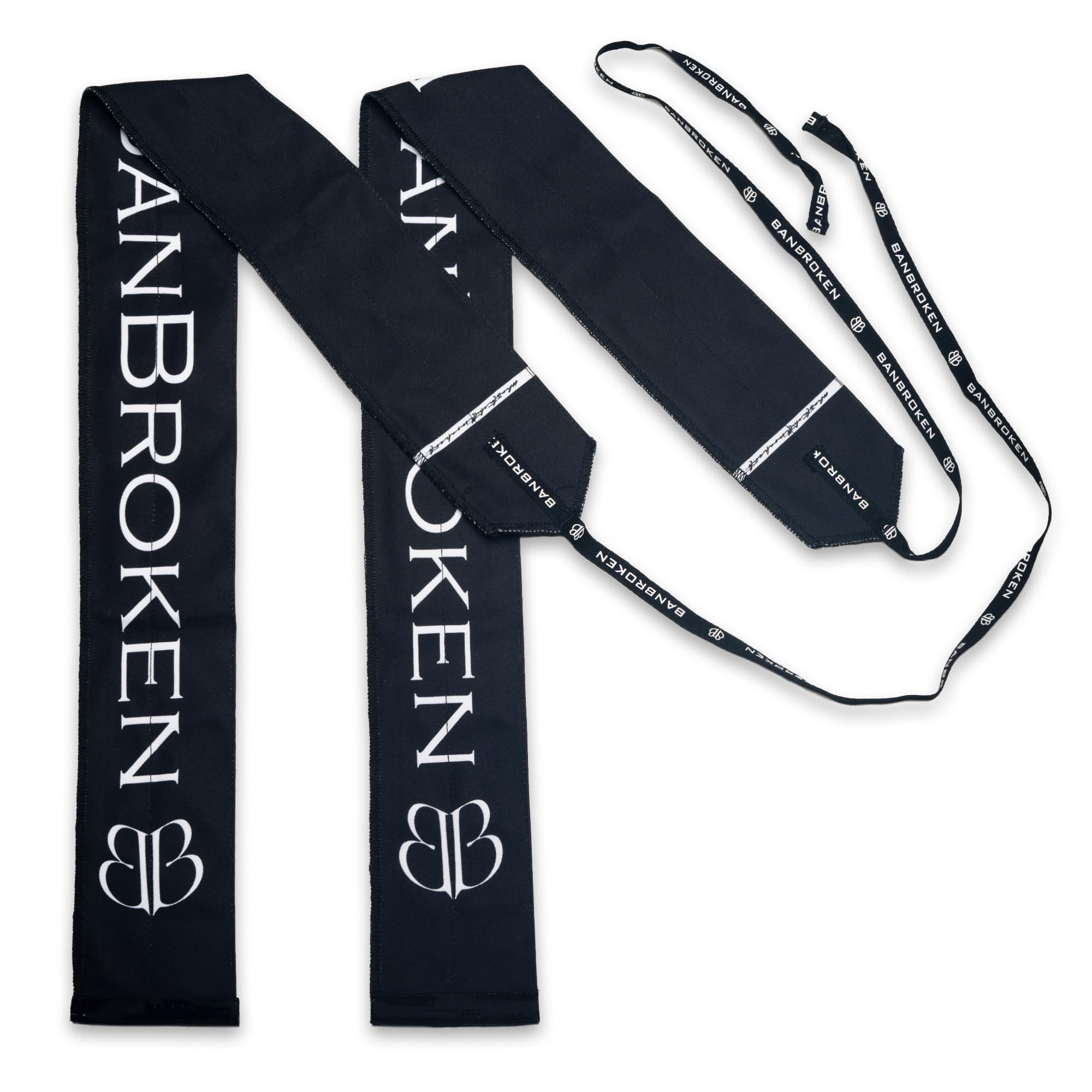 Banbroken | Muñequeras de Tela | Crossfit, Powerlifting, Calistenia | Soporte de muñecas | Transpirables, absorbentes y Flexibles | Alta Resistencia | 2 uds