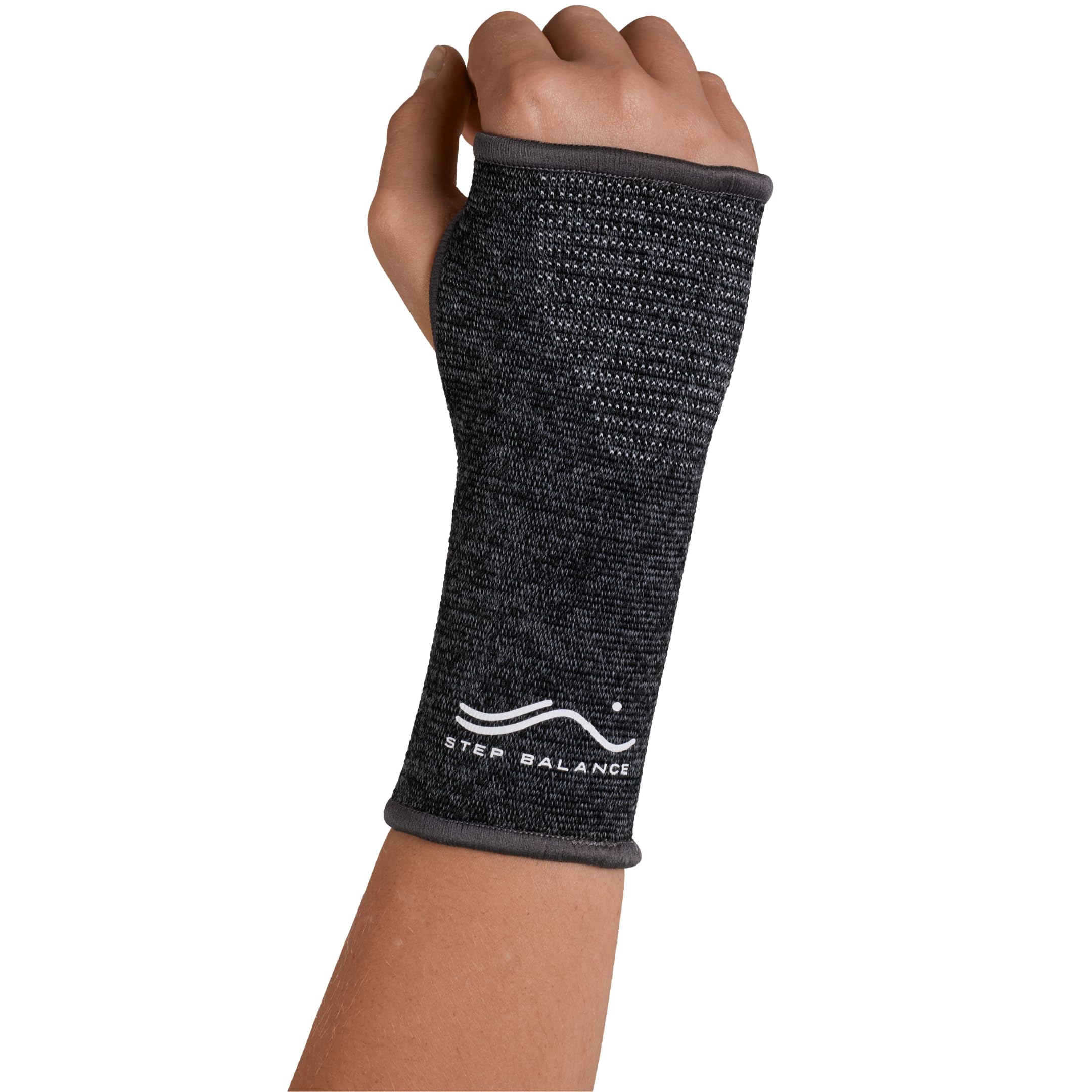 Muñequera Deportiva FIR Infrarrojos - Compresión Graduada 360° - Túnel Carpiano, Tendinitis, Dolor Muñeca - Crossfit Tenis Pádel Escalada Gimnasio - Hombre Mujer - Talla S