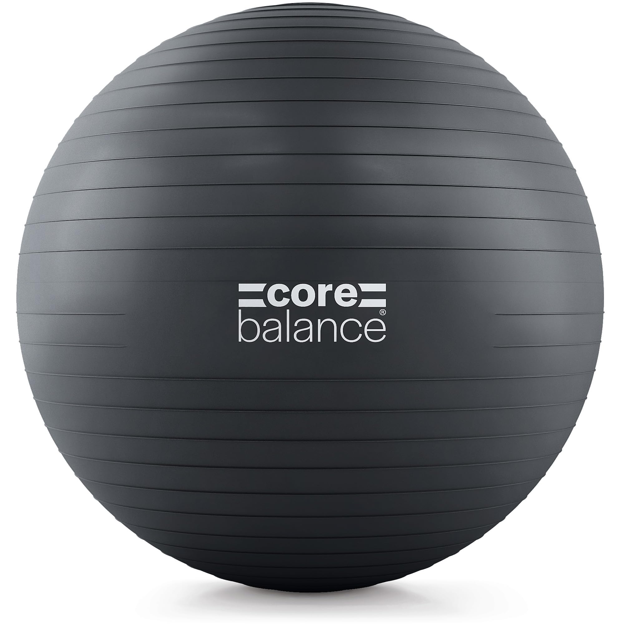 Core Balance, Pelota de Pilates, Fitness, Yoga, Embarazo, Fitball para Ejercicios Gimnasia - Muy Resistente – Tamaño 55cm 65cm 75cm 85cm - Hinchador Incluido